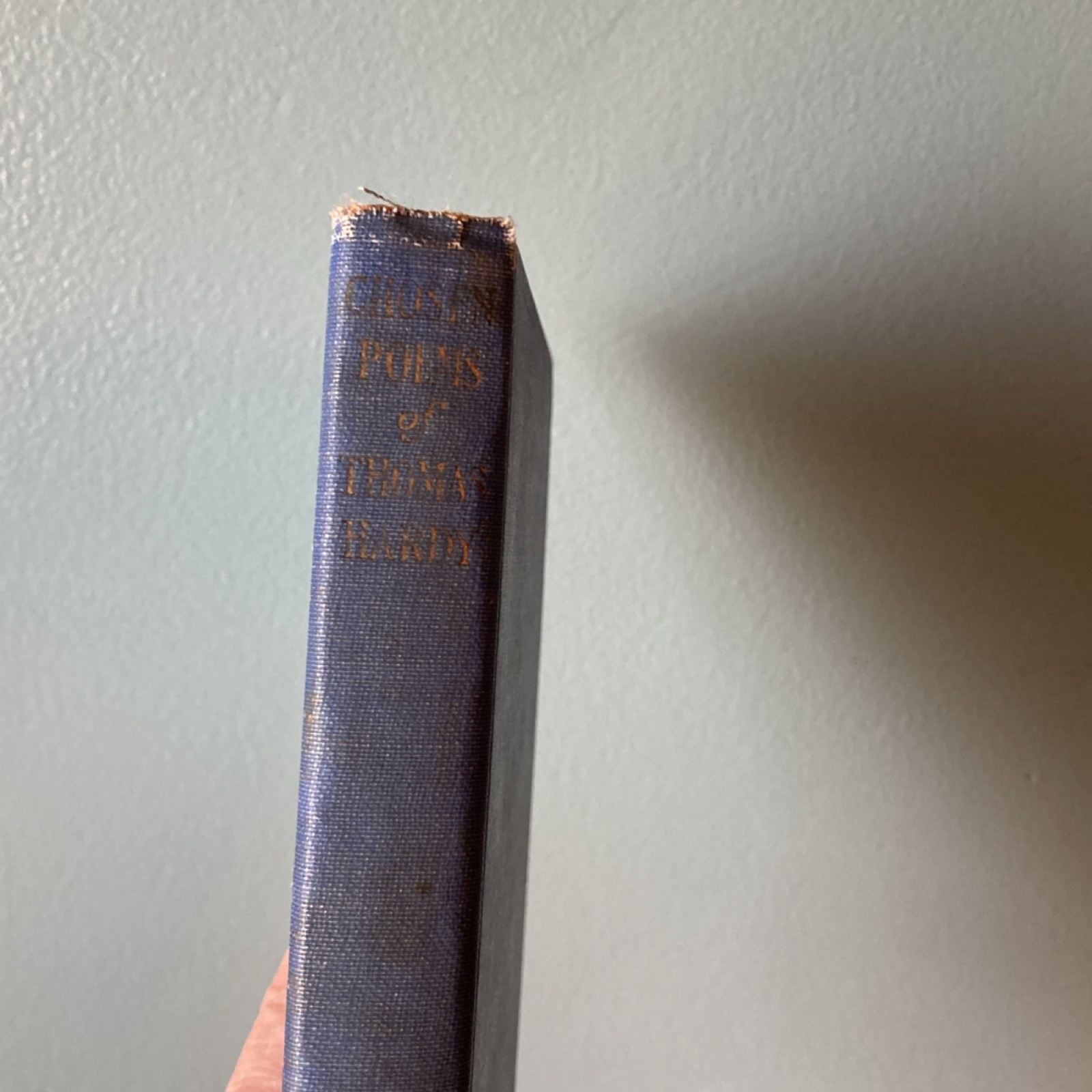 Thomas Hardy Chosen Poems The Macmillan Company 1931 First Edition Hardcover
