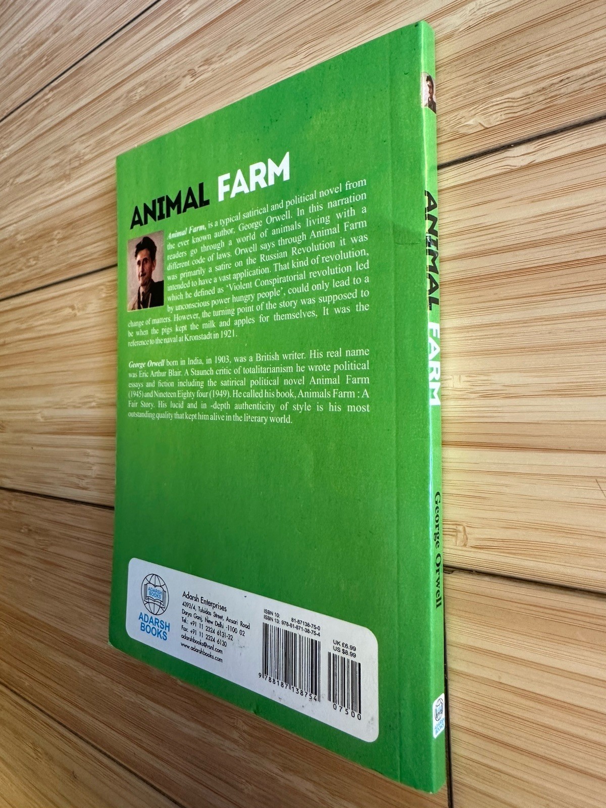 Animal Farm by George Orwell – a Fairy Story (2017, Trade Paperback) Adarsh
