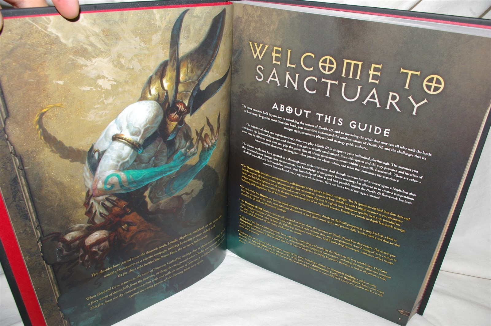 Diablo III Limited Edition Strategy Guide Hardcover Brady Games