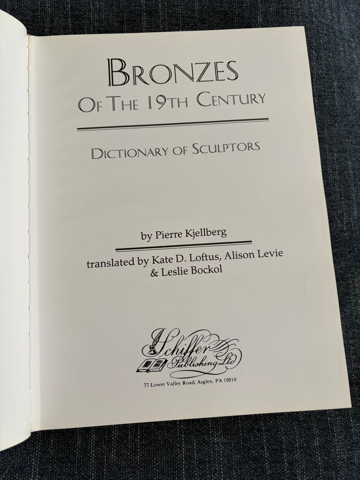 Bronzes of the 19th Century by Pierre Kjellberg hardcover VERY NICE