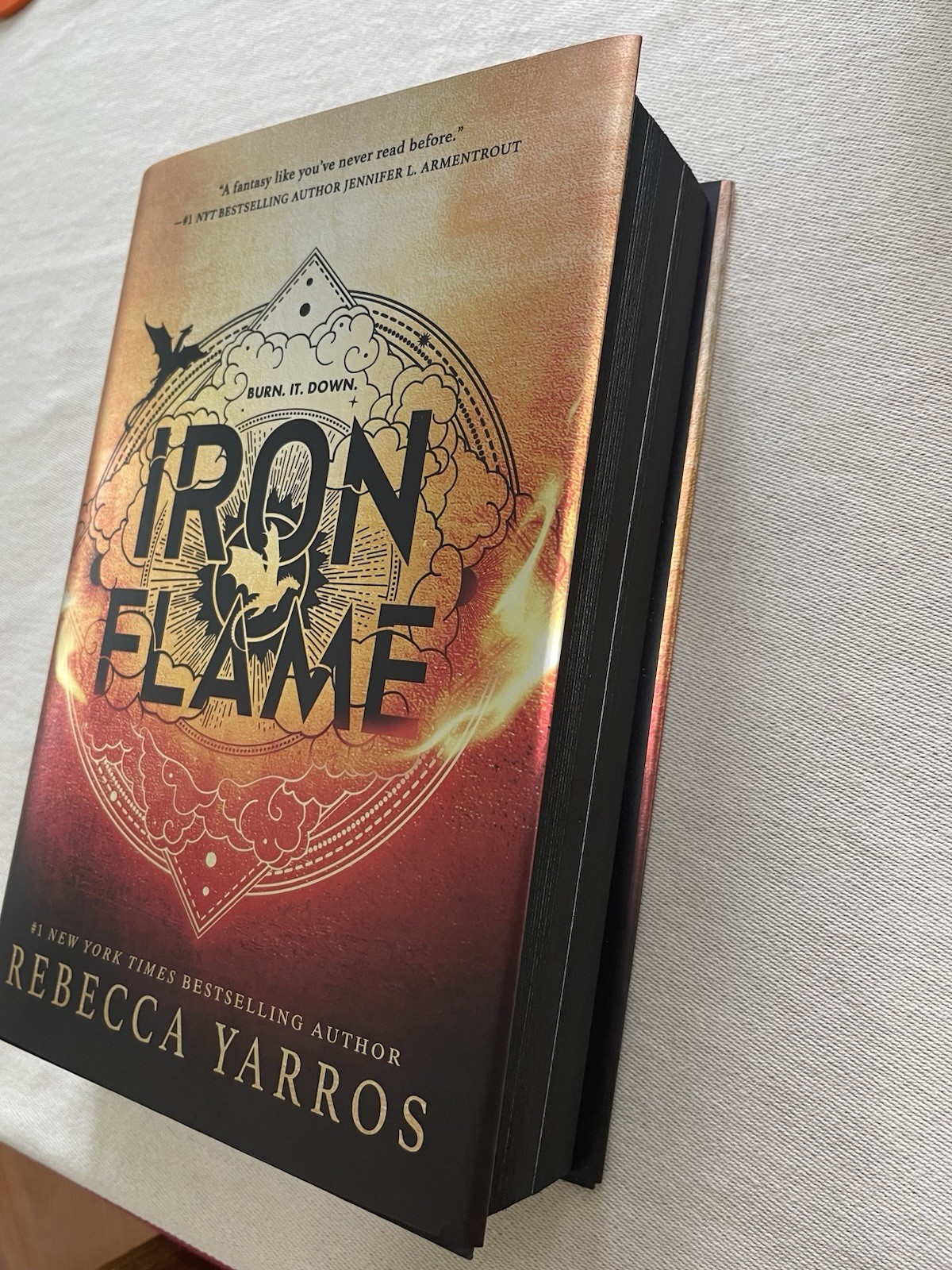 Rebecca Yarros – Iron Flame First Edition/First Printing Signed Sprayed Edges