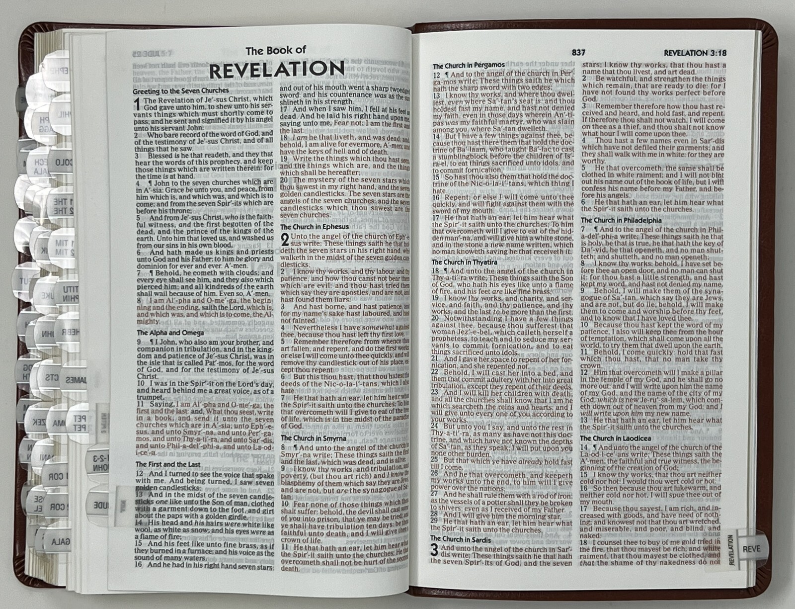 The Holy Bible: KJV: Red Letter Ed. – 2012 Leather SC Pub. by Worthy Publishing