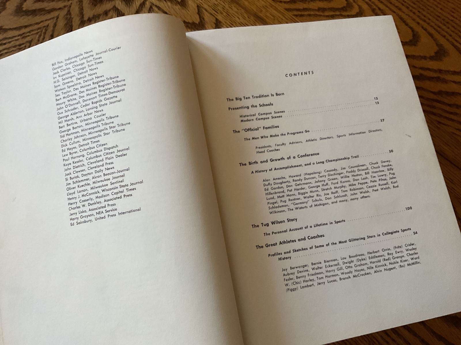 1967 „THE BIG TEN“ BY TUG WILSON AND JERRY BRONDFIELD – 496 Pages