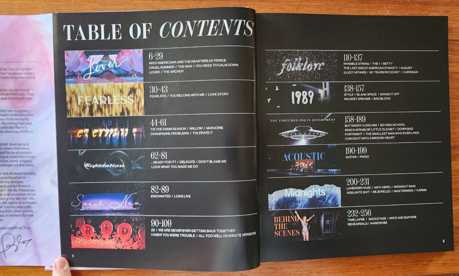 New Official Taylor Swift The Eras Tour Book Hardcover