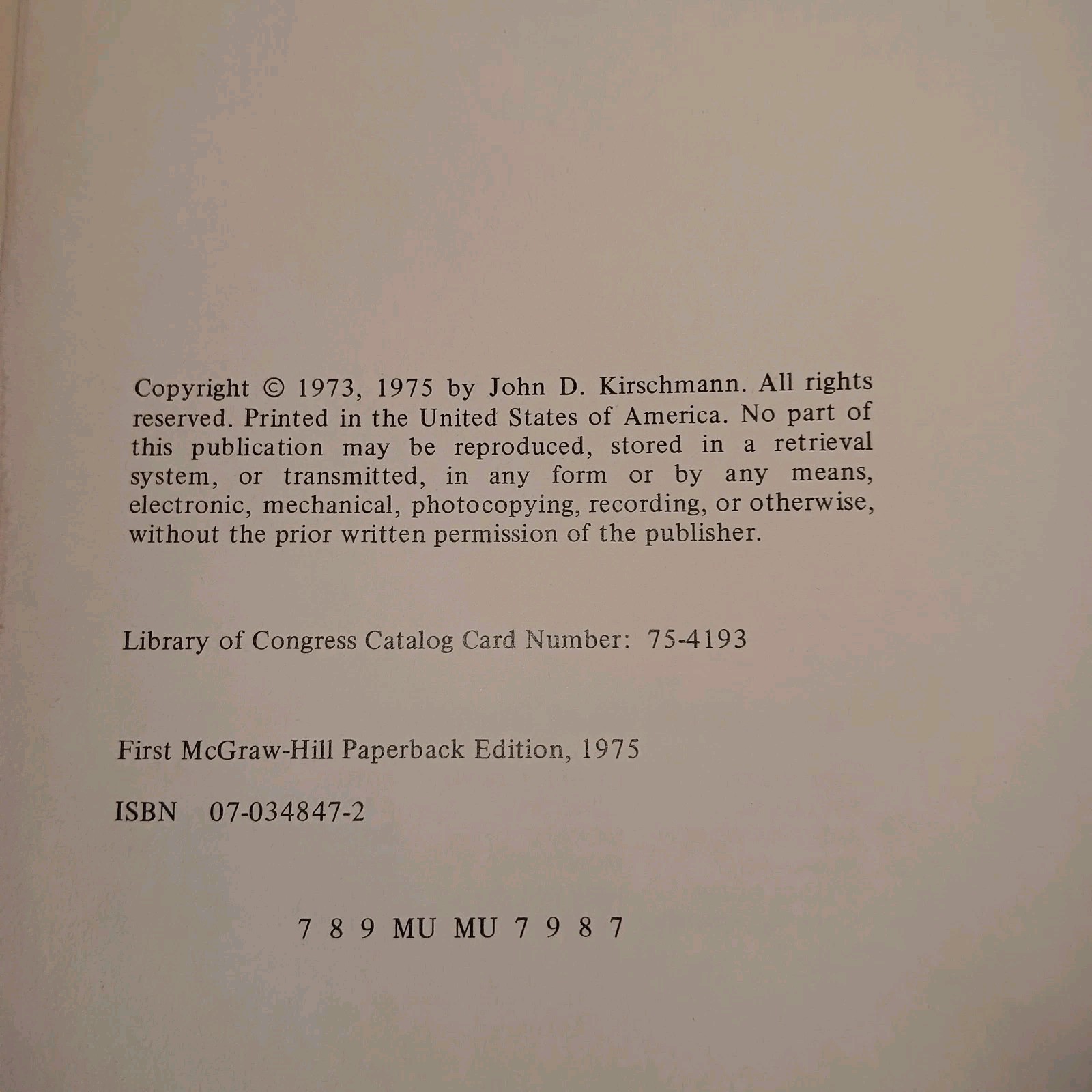 Nutrition Almanac: Better Life Through Better Nutrition John D Kirschmann PB
