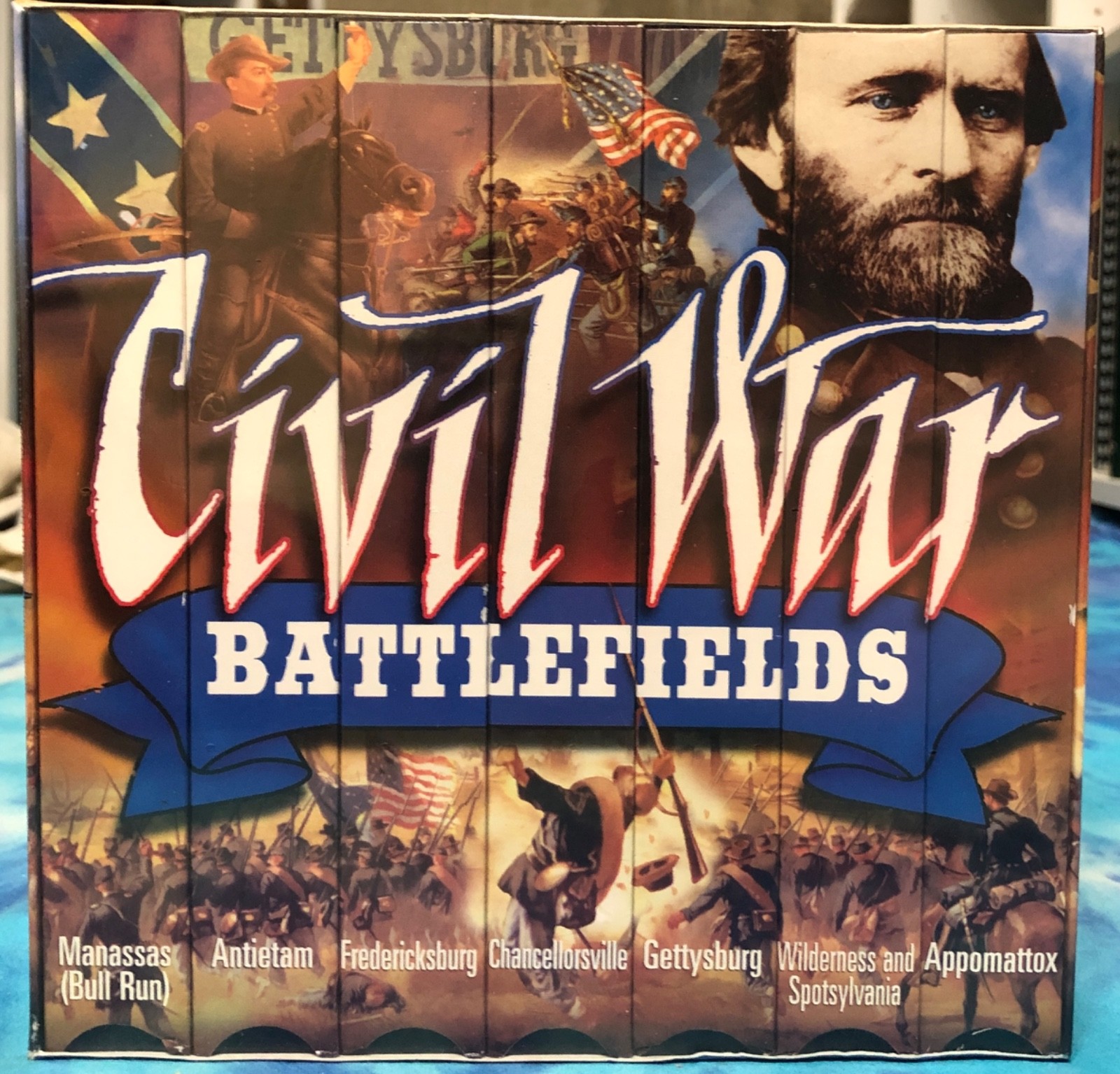 Civil War Battlefields / 7 Tape VHS Set / Getttysburg Bull Run Appomattox ++