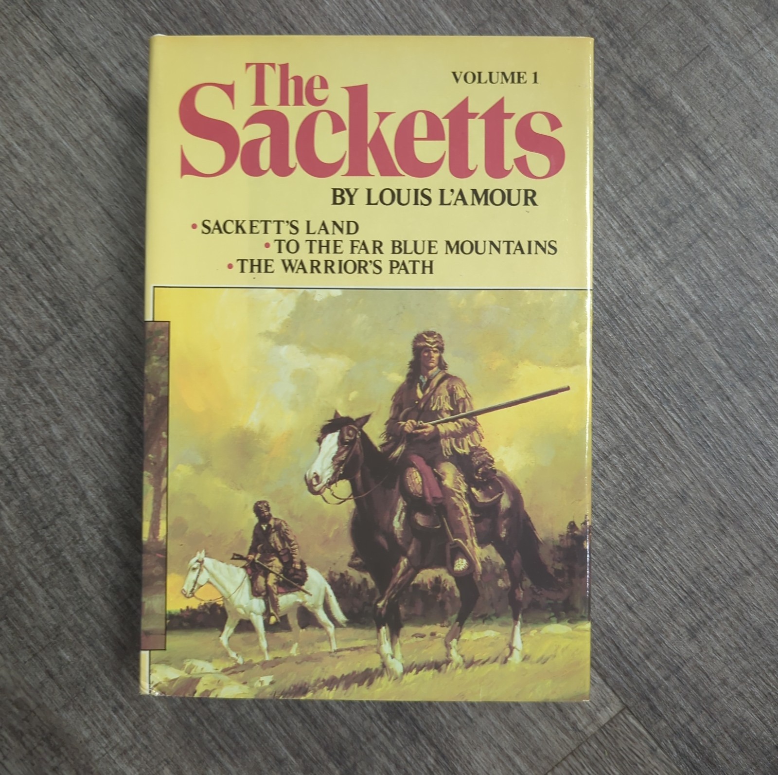 THE SACKETTS Complete 5 Volume Series by LOUIS L’AMOUR Book Club Edition HCDJ