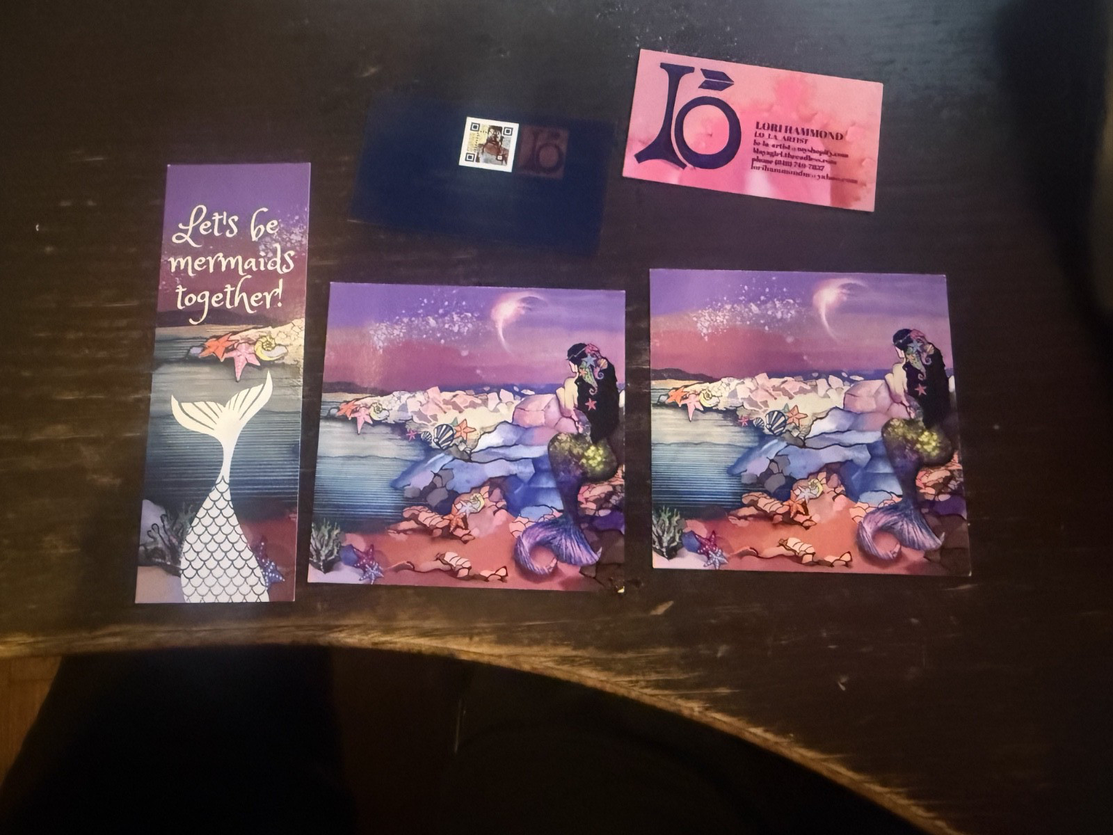 Carlisle N E Mermaid Eclipse BOOK NEW WITH MAGNET AND BOOK MARK SR#2