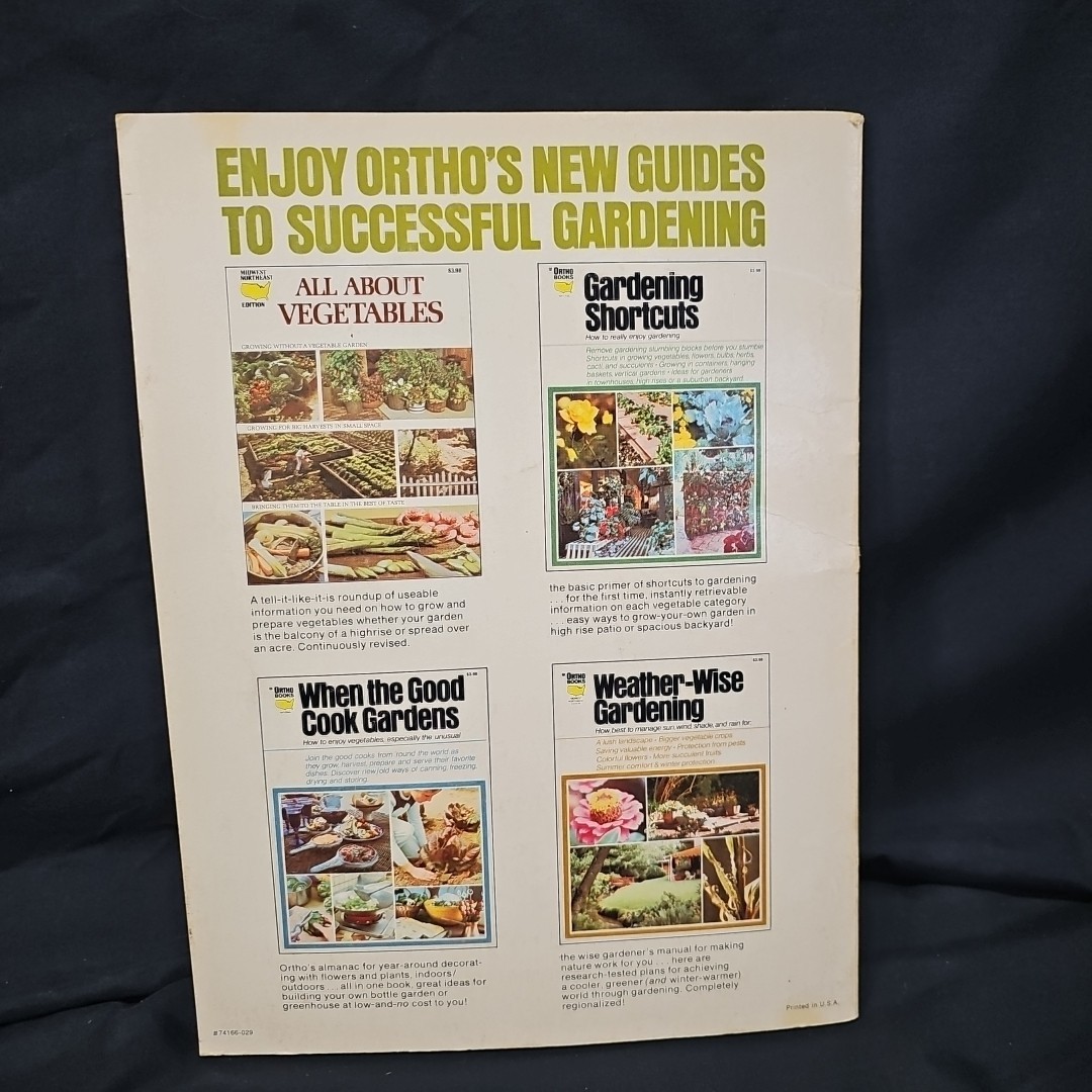 1974 Ortho House Plants Indoors Outdoors Book paperback 96 pages