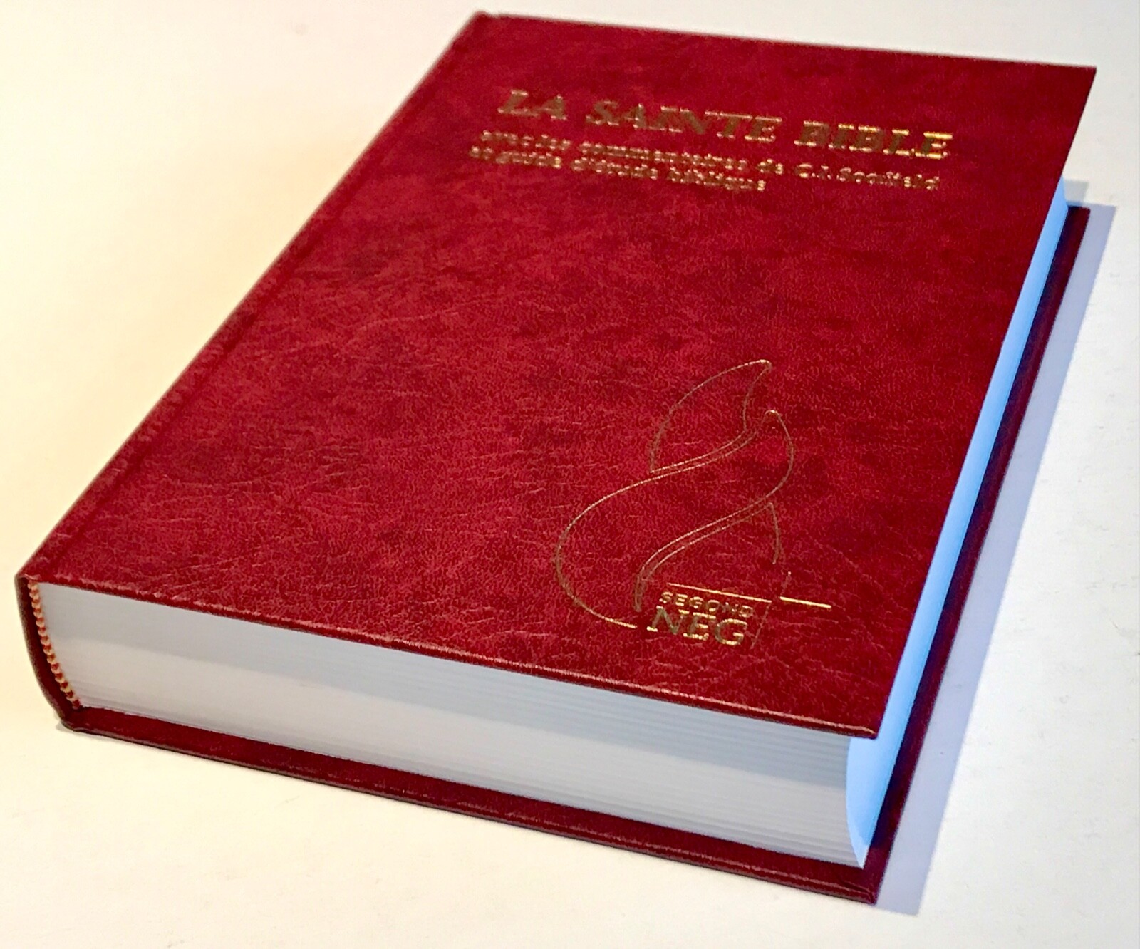 French Bible, Scofield Study Bible, Segond NEG, La Sainte Bible Hardcover