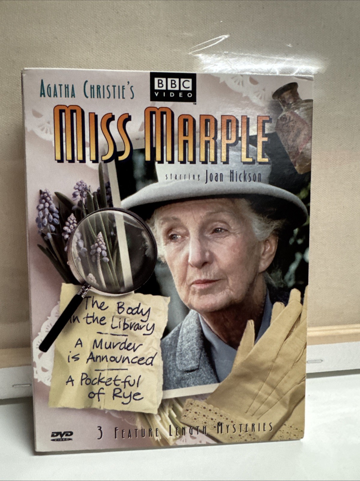 Christie’s Miss Marple Joan Hickman 3 Feature Length Mysteries BBC DVD Set