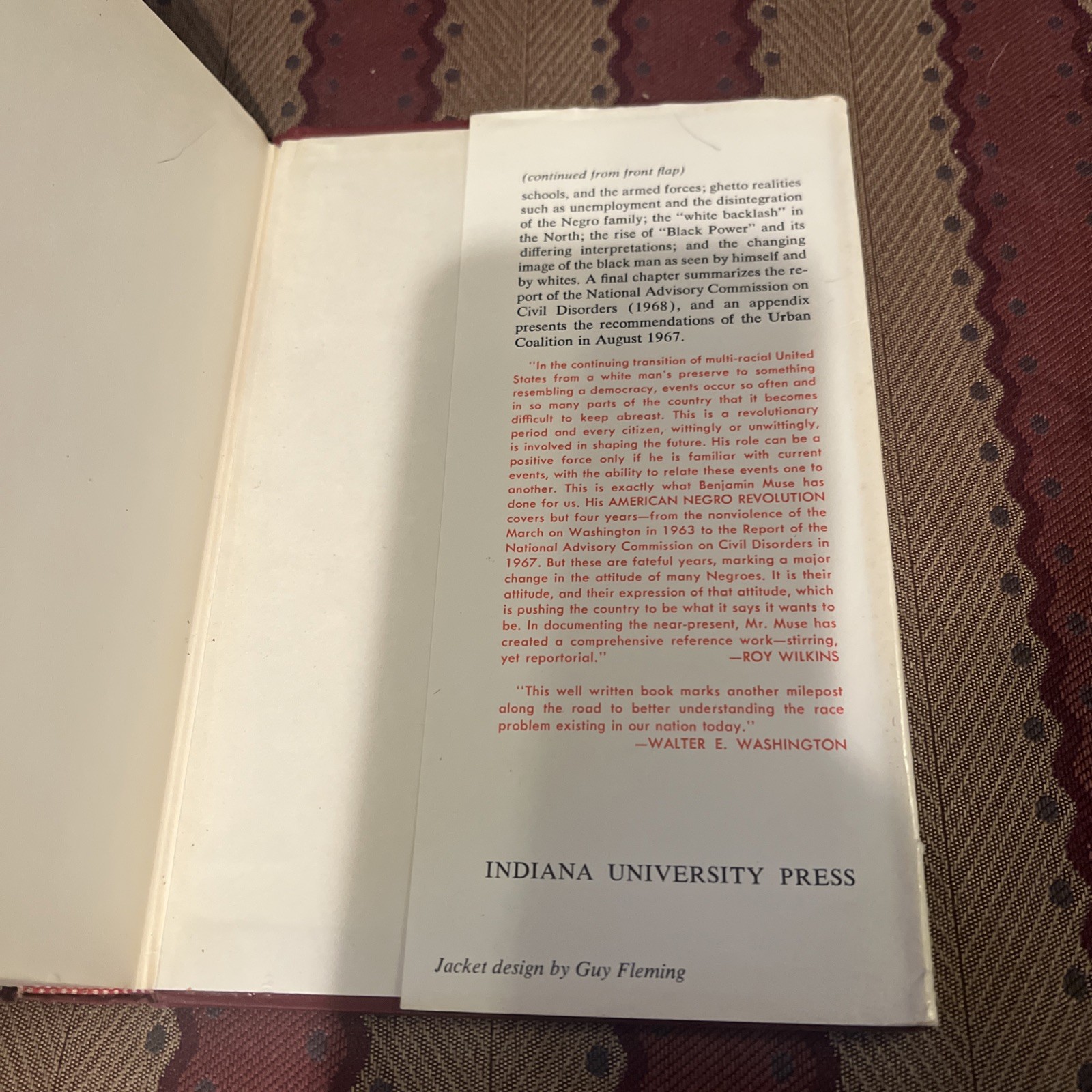 The American Negro Revolution: From Nonviolence to Black Power, 1963-1967 HB