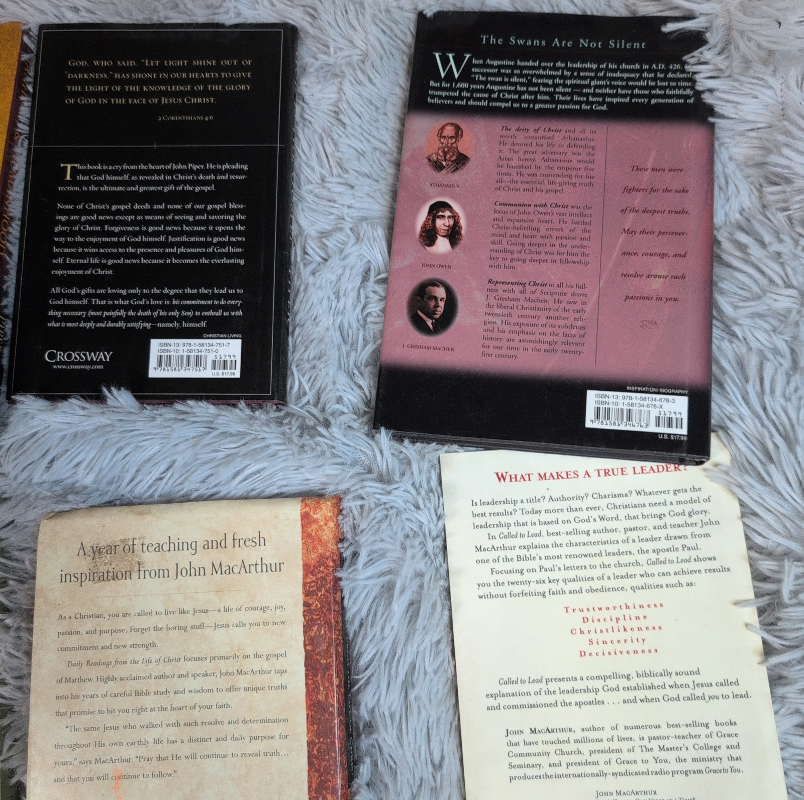 John MacArthur (Jr.) Collection Lot Of 16 Books John Piper Hardcore Softcover