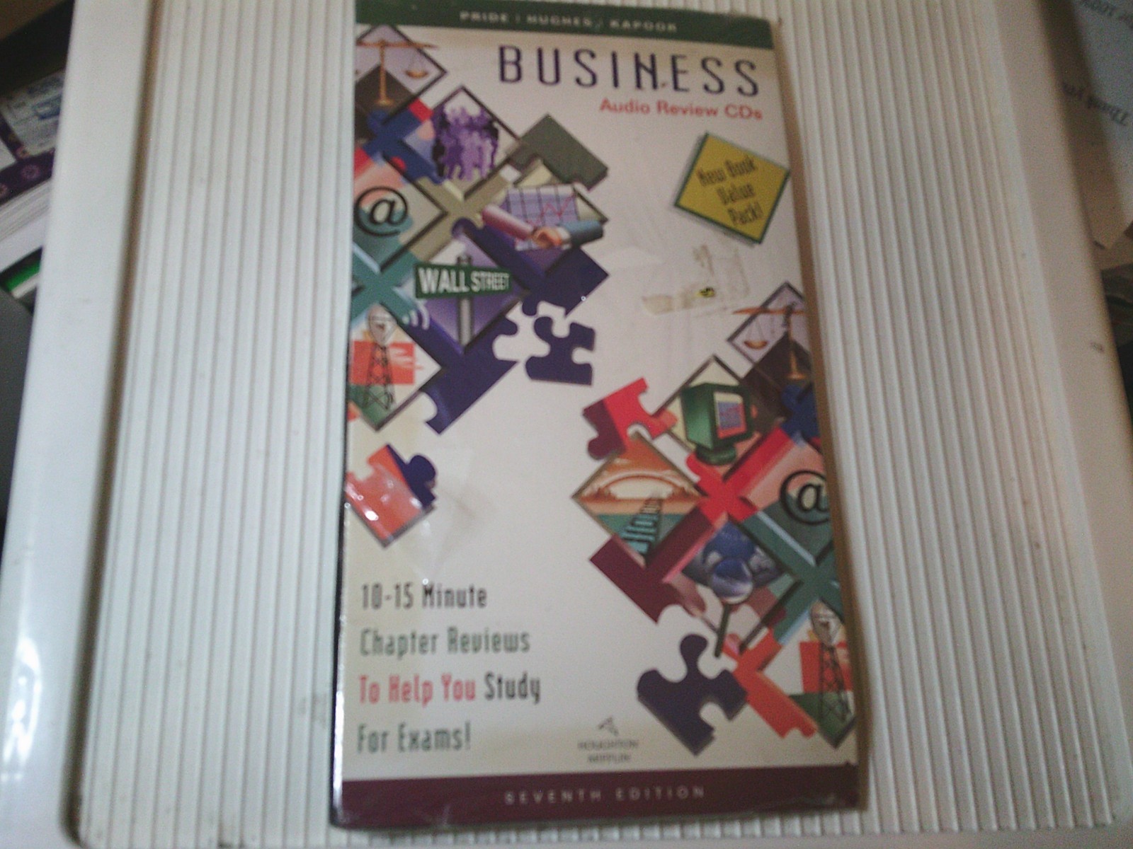 Houghton Mifflin BUSINESS Audio Review CDs Seventh Edition 2002 Brand New Sealed