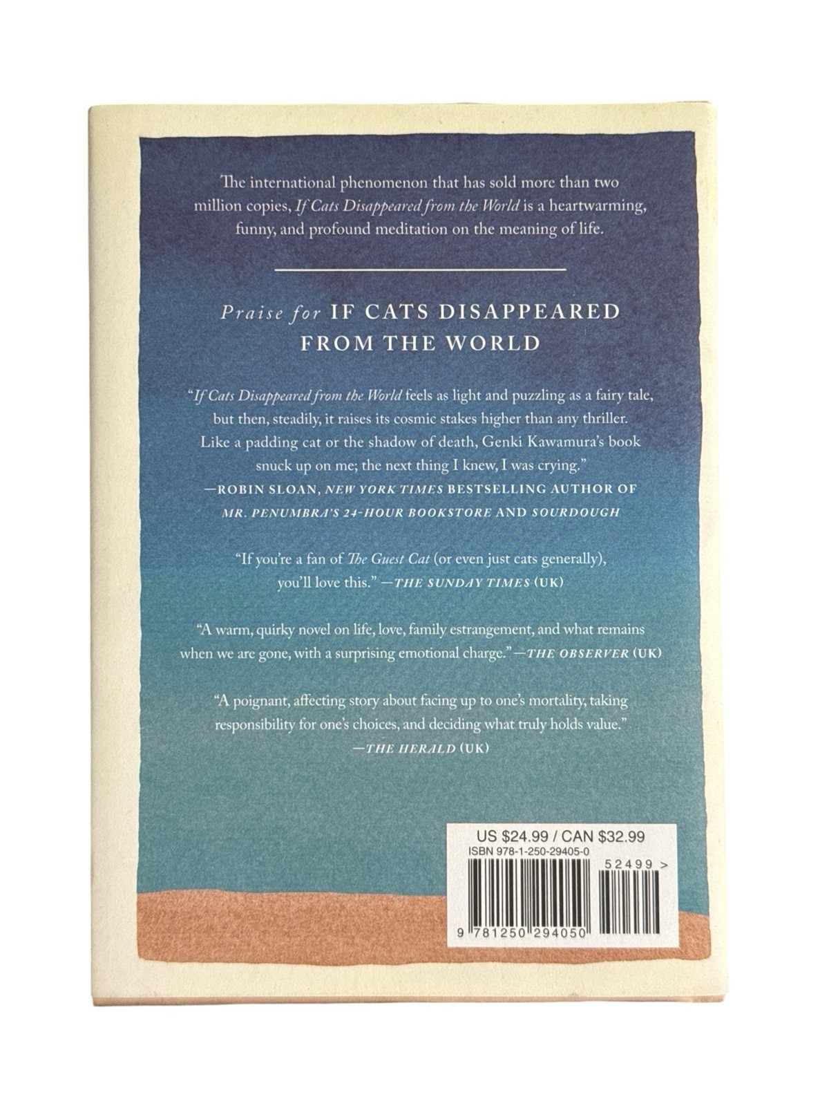 If Cats Disappeared from the World ~ Genki Kawamura ~ Like New Hardback