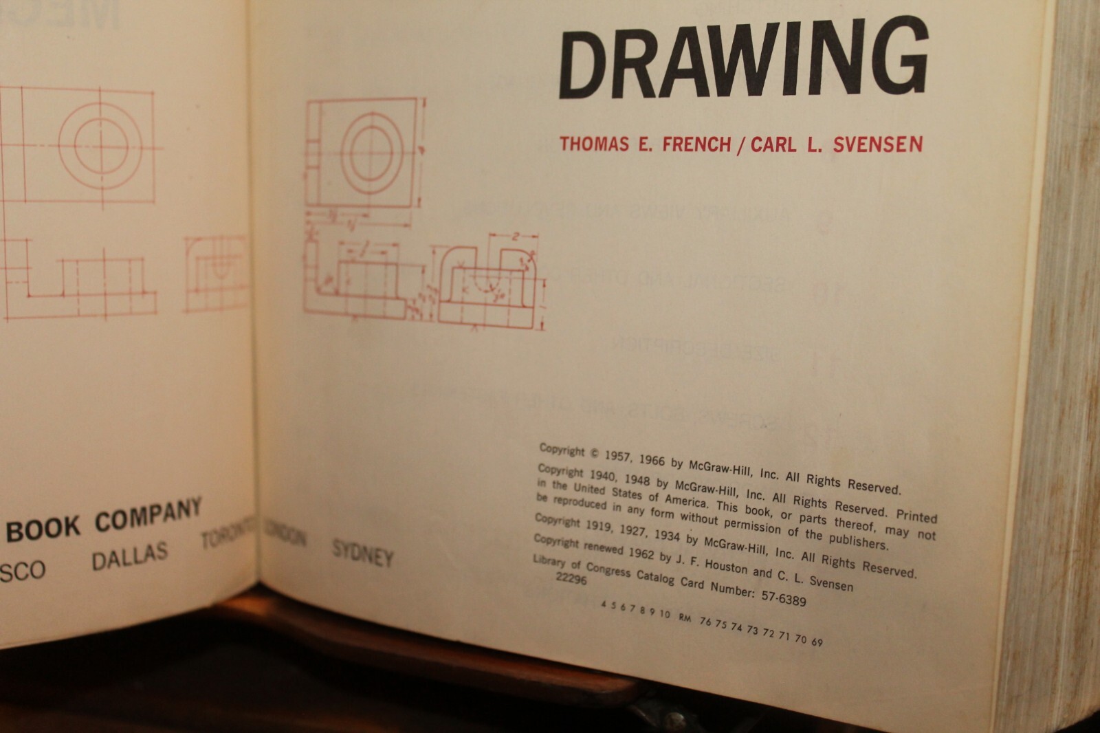 1966 Mechanical Drawing Thomas E. French Carl L. Svensen