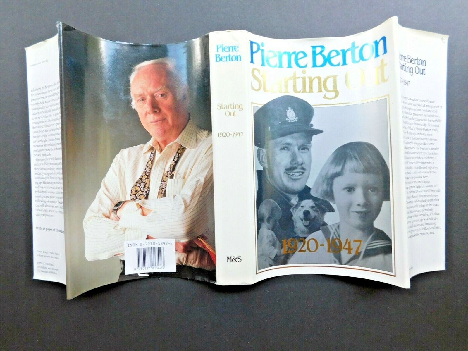 SIGNED autobiography celebrity historian PIERRE BERTON hardcover 342 pages NF