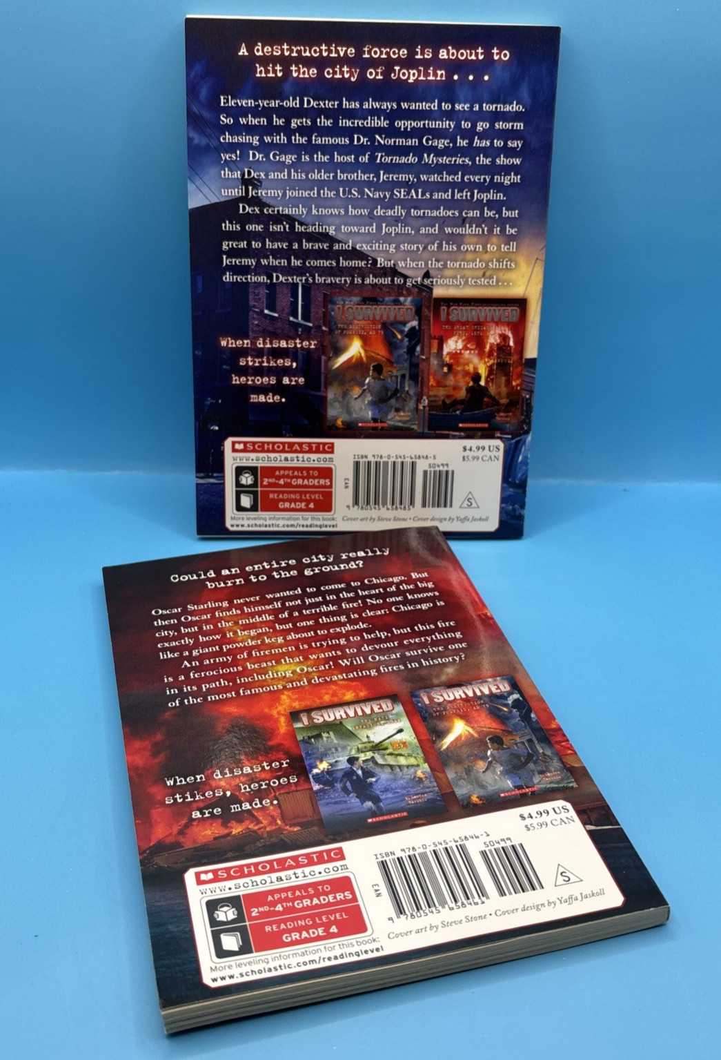 2010s Lot of 15 „I Survived“ Scholastic Chapter Paperback Books- New, Never Read
