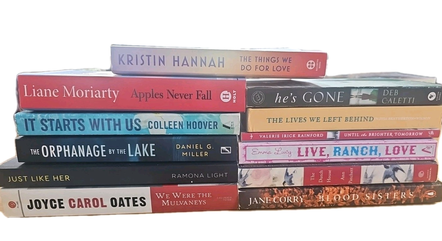 Book Lot 12 PB Colleen Hoover Kristin Hannah Liane Moriarty Ann Patchett