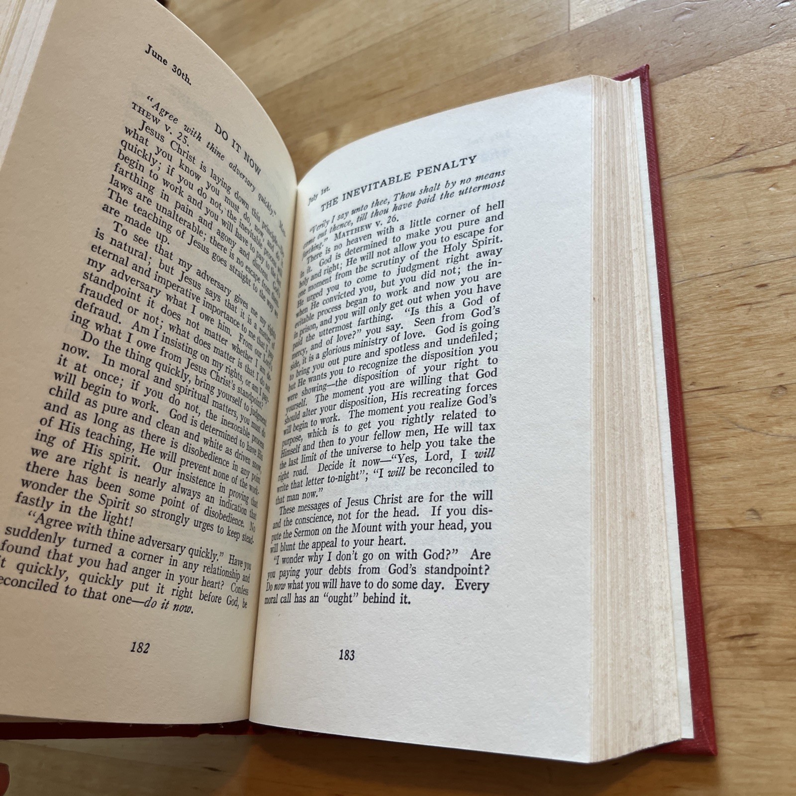 Vintage MY UTMOST FOR HIS HIGHEST, Oswald Chambers, 1935 HC Edition, 51st Print