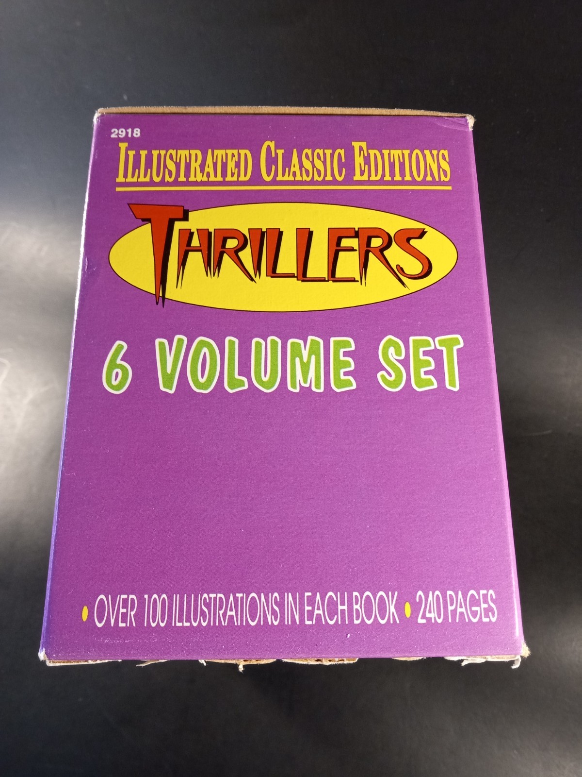 Vtg 1995 Illustrated Classic Editions Thrillers Horror 6 Volume Box Set