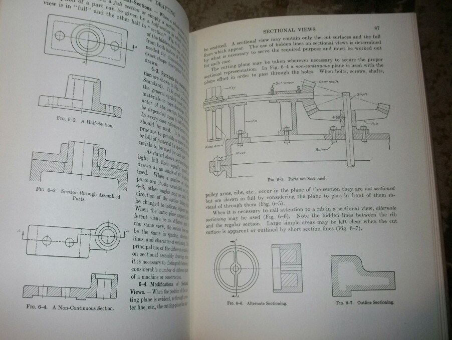 Essential of Drafting, by Carl Svensen, 1943, HB, Illustrated