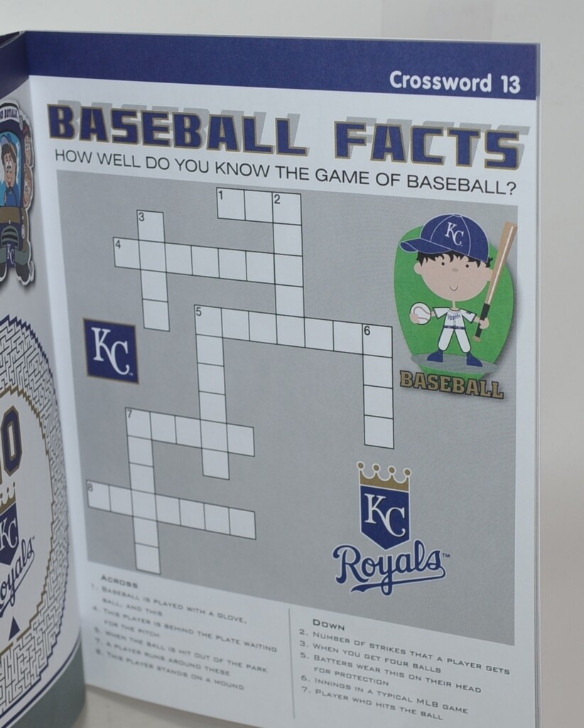 National Design MLB Go Royals Activity Book Paperback 48 Pages