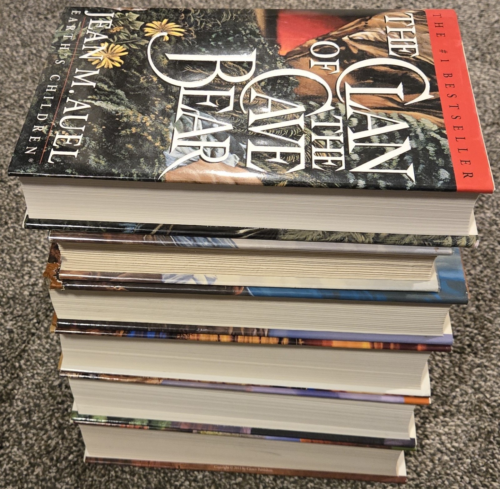 Clan of the Cave Bear (Earth’s Children) Full Series 6 Books, HCDJ, Jean M. Auel