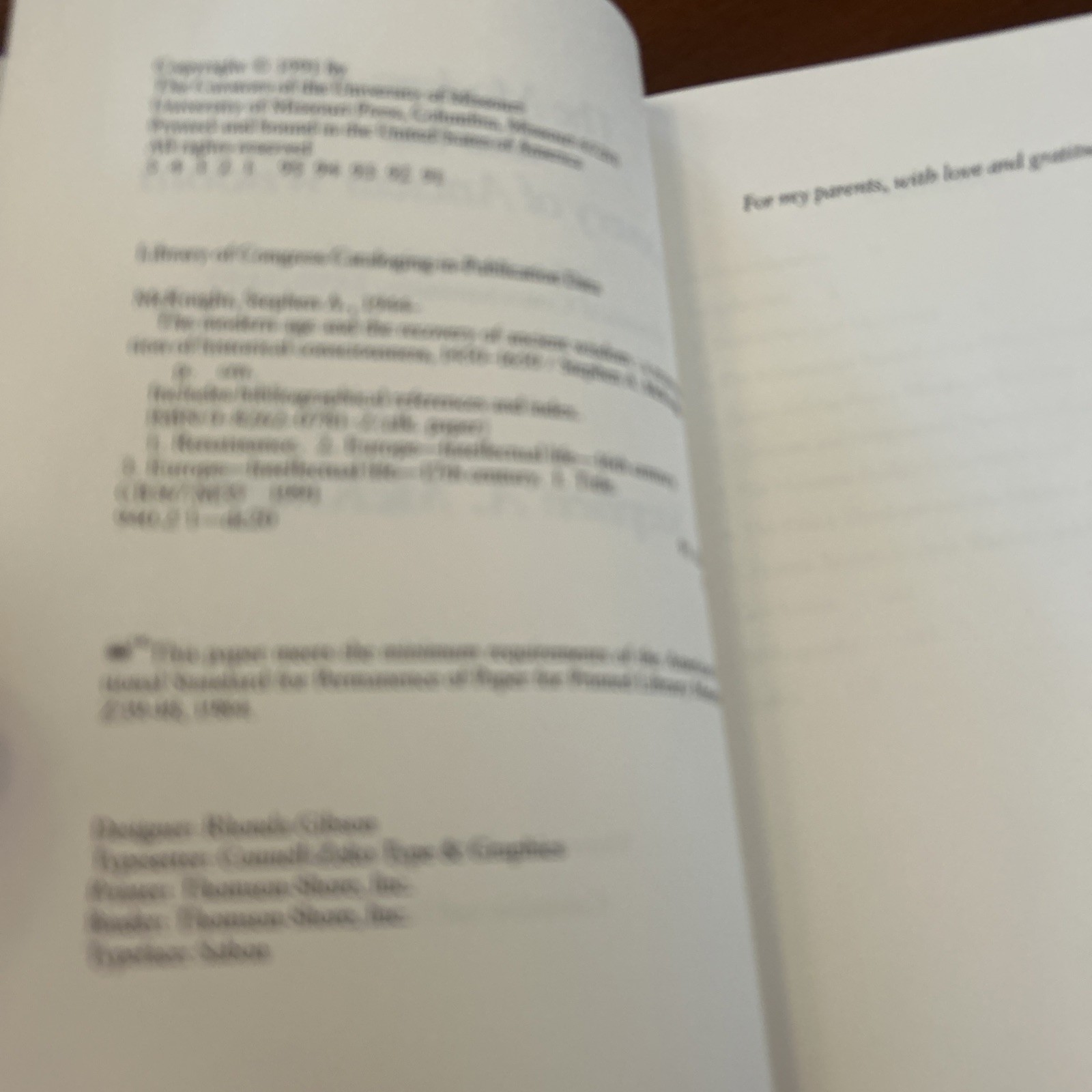 The Modern Age and the Recovery of Ancient Wisdom : A Reconsideration of…
