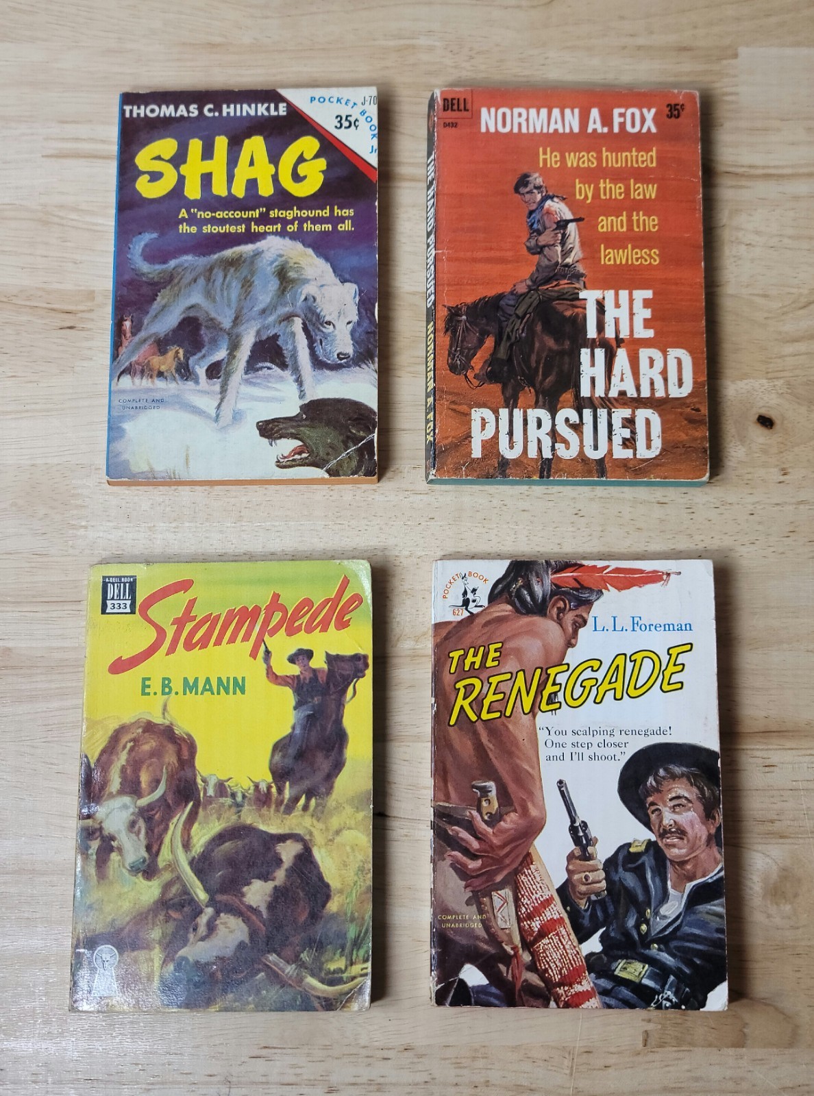 Lot of 18 PB Lot of WESTERN-ADVENTURE Vintage Books
