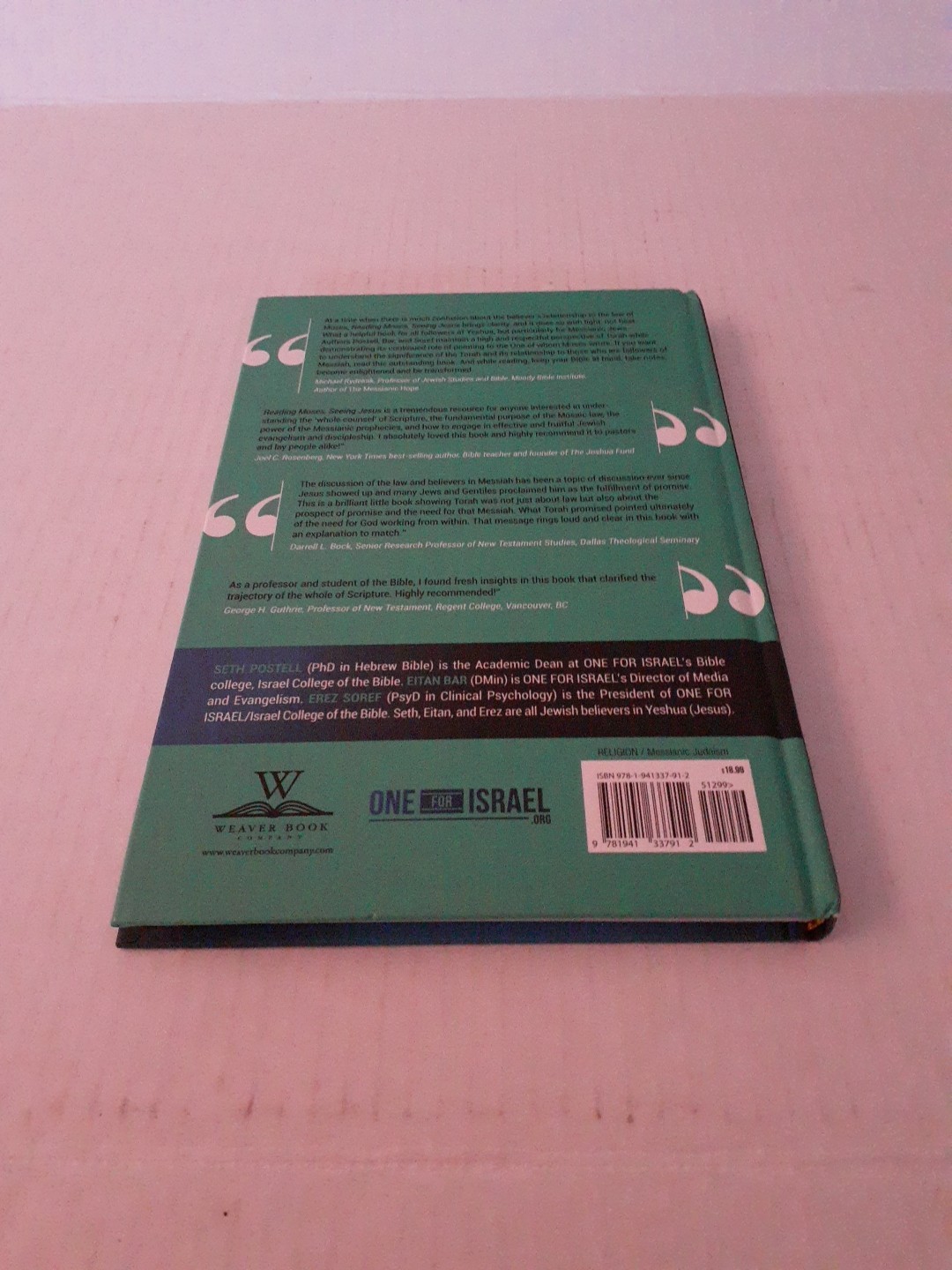 Reading Moses, Seeing Jesus: How the Torah Fulfills Its Goal in Yeshua,FREE SHIP