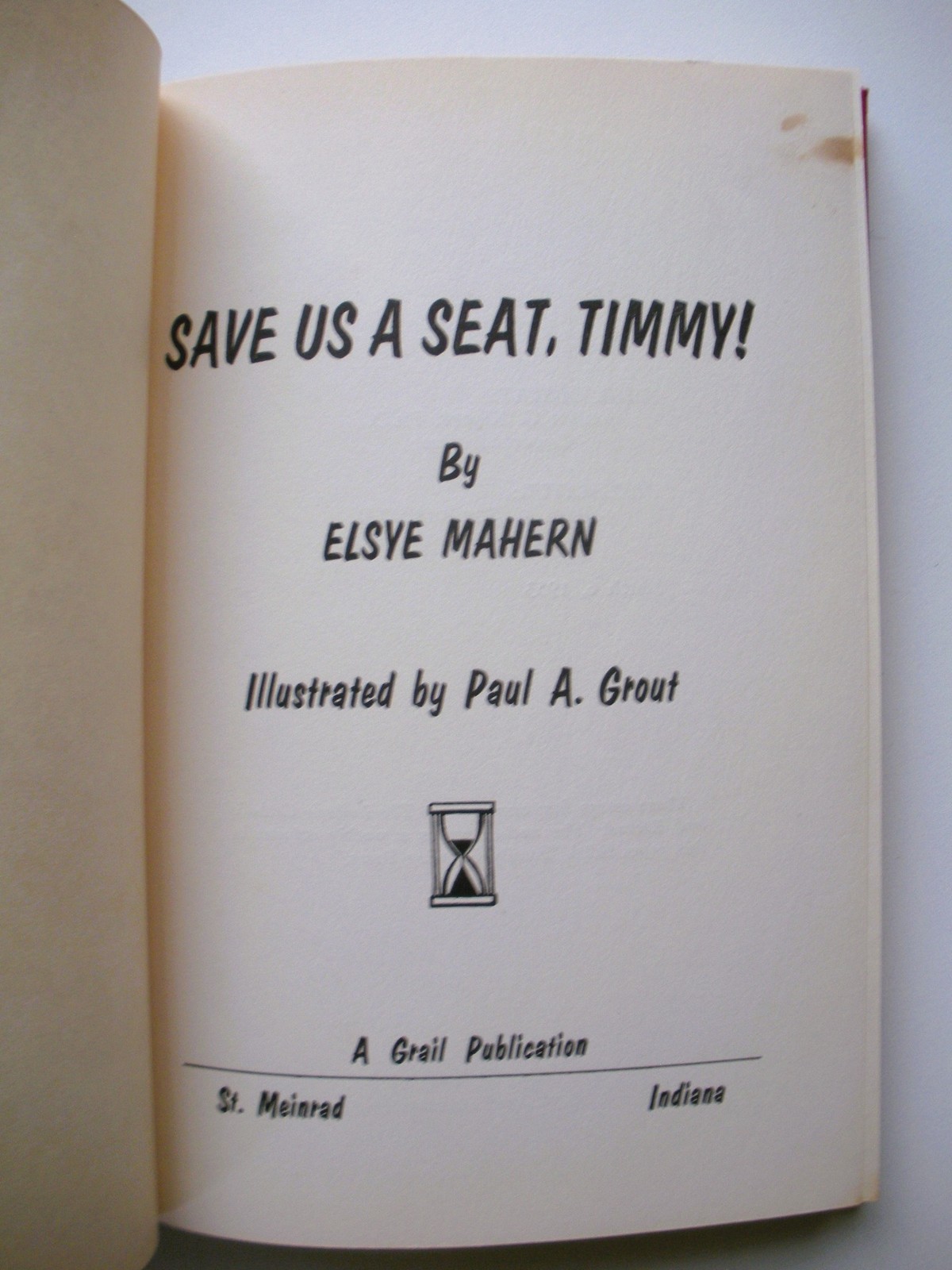 SAVE US A SEAT, TIMMY! by Elsye Mahern 1953 HCDJ First Edition Short Stories