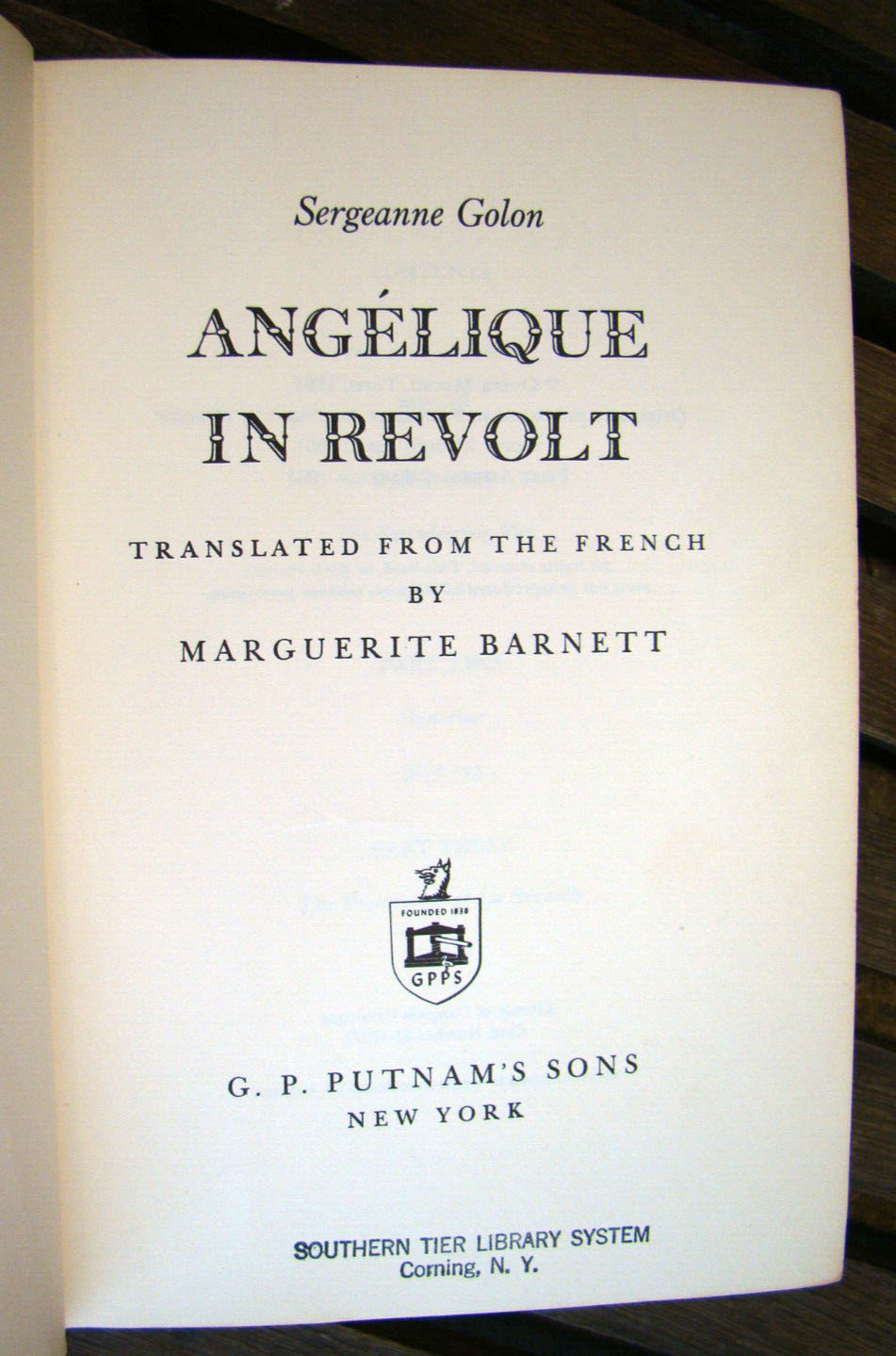 Angélique In Revolt ~1963 HC 1st American Ed~ Golon France Aristocracy Novel ⚜