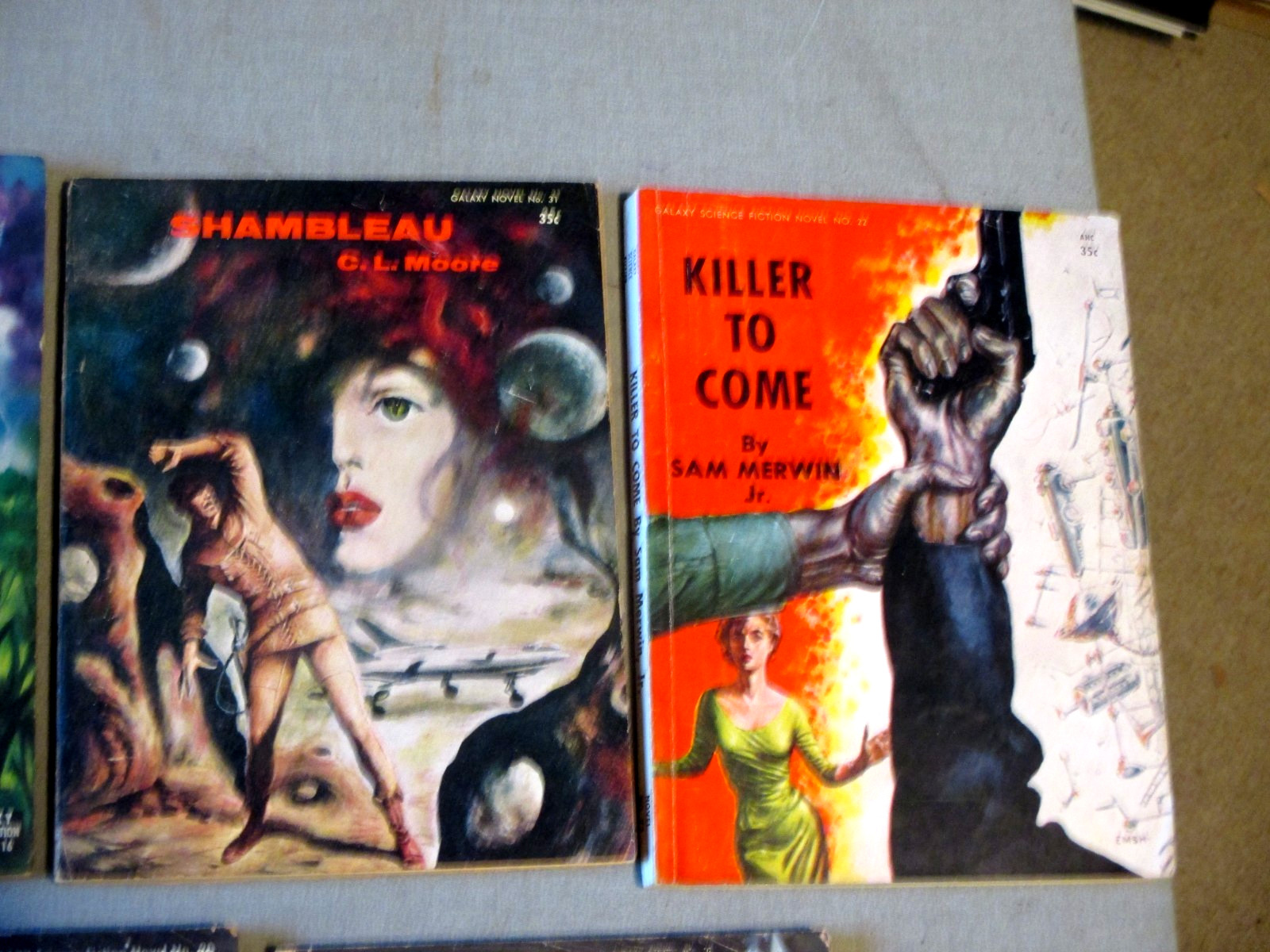 11-1950’S SCIENCE FICTION SCI-FI ALIEN-PULP PAPERBACK BOOK-FEAR- L.RON HUBBARD