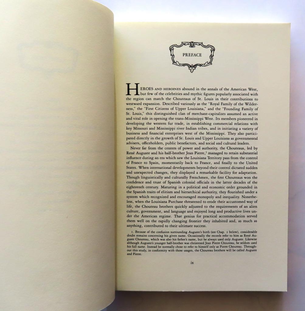 (269) The First Chouteaus: River Barons Early St. Louis William E. Foley PB 2000