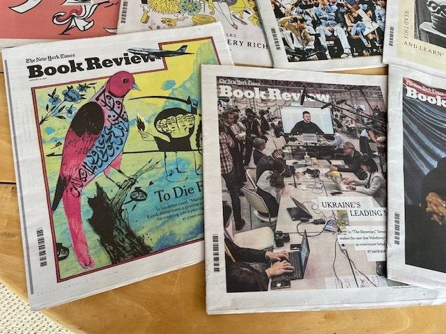 Lot of 13 New York Times Book Review Magazines- Oct 22, 2023 – Feb 4, 2024