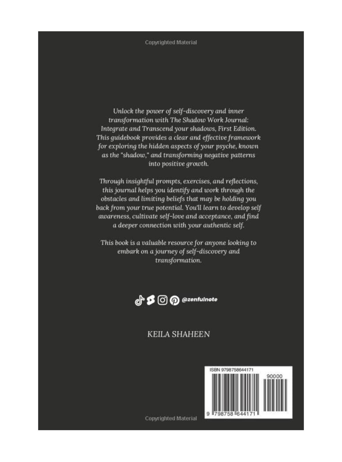 3 Pk – The Shadow Work Journal A Guide to Integrate and Transcend your Shadows