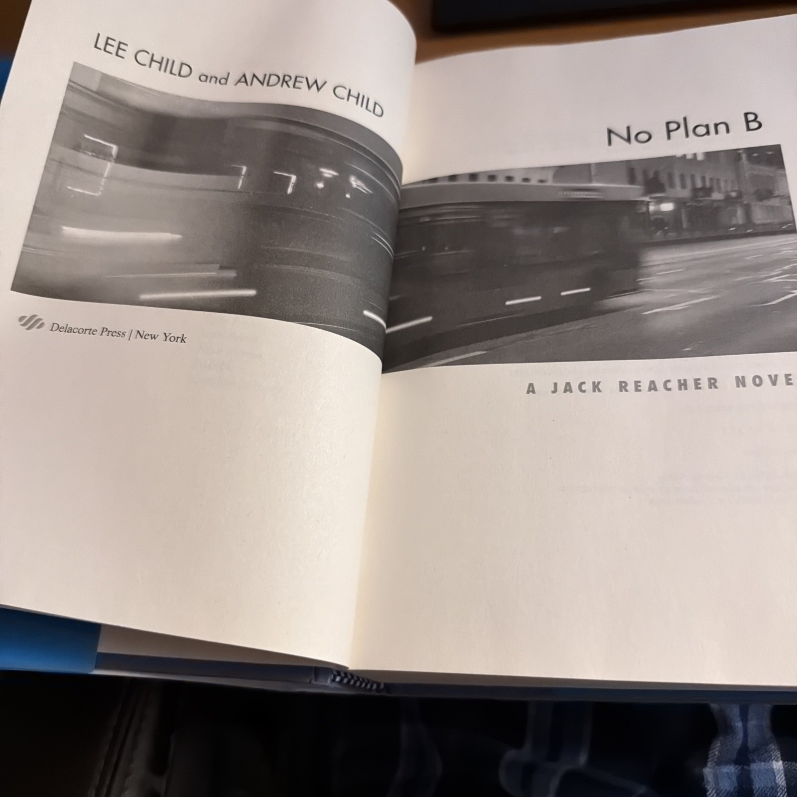 First Edition 1st Printing No Plan B Lee Child Andrew Child 2022