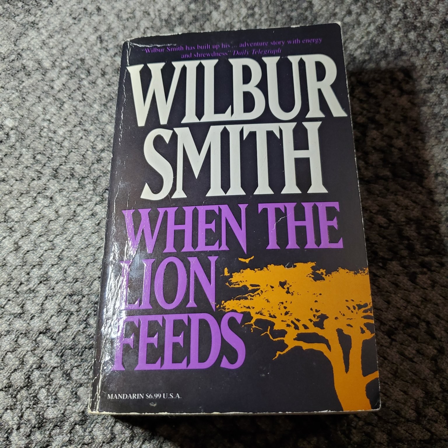 When the Lion Feeds Wilbur Smith 1964 Paperback Adventure Mandarin