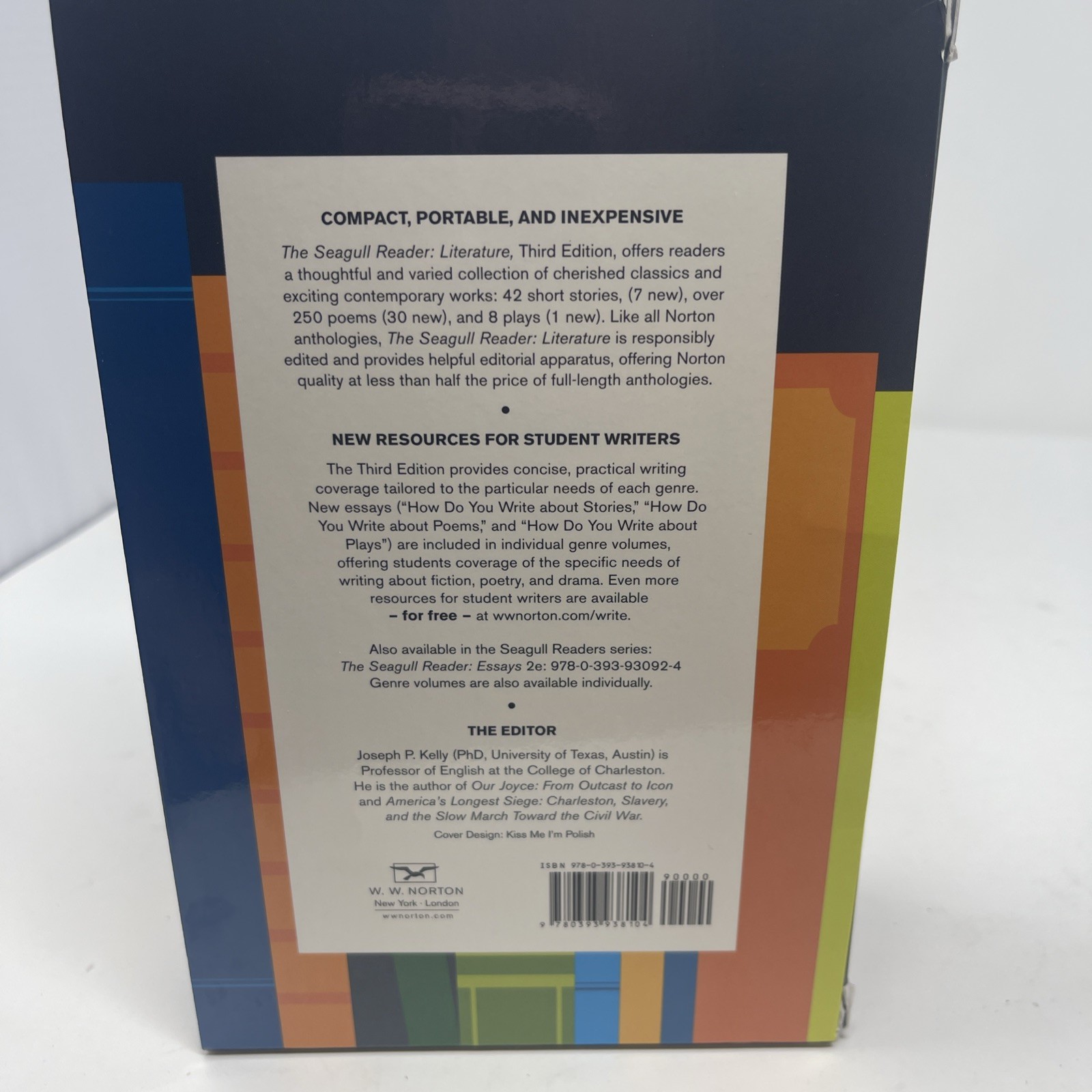 Seagull Reader : Literature by Joseph Kelly (2014, Trade Paperback)