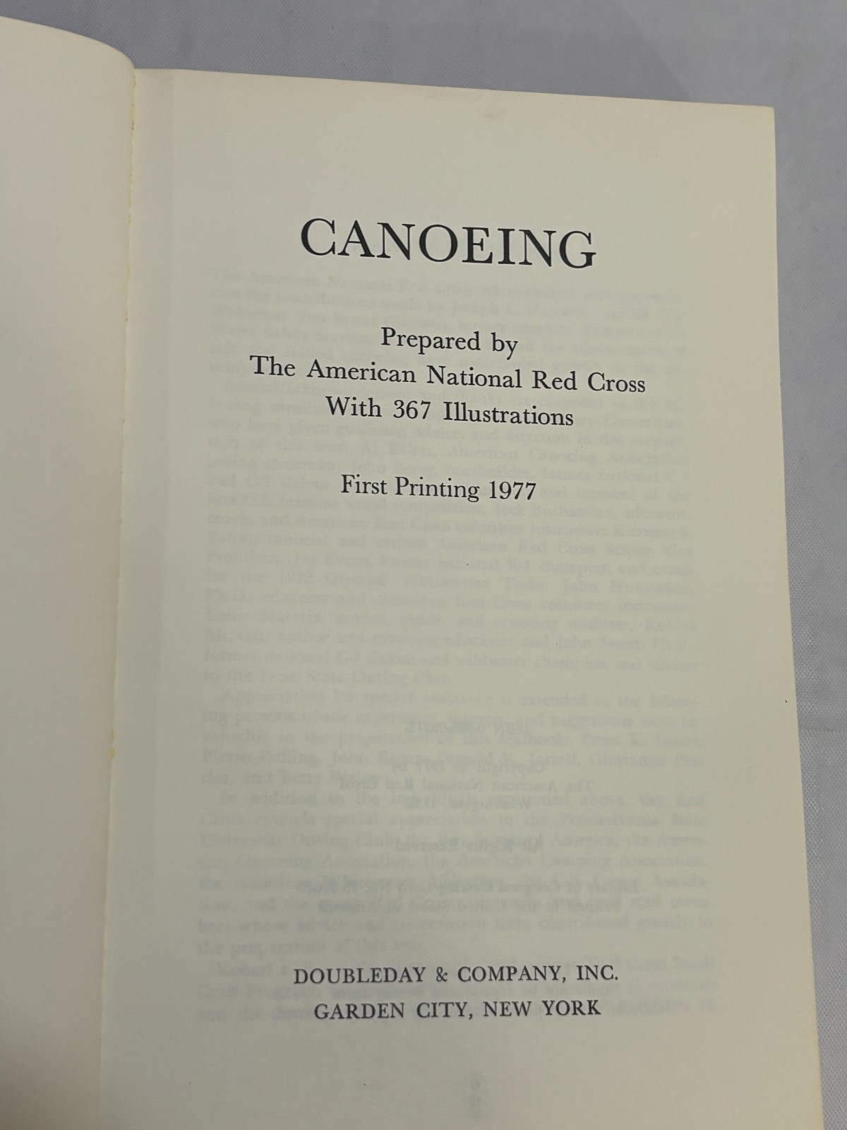 Vintage Book Red Cross Canoeing Brown Survival LL Bean Cookbook First Edition