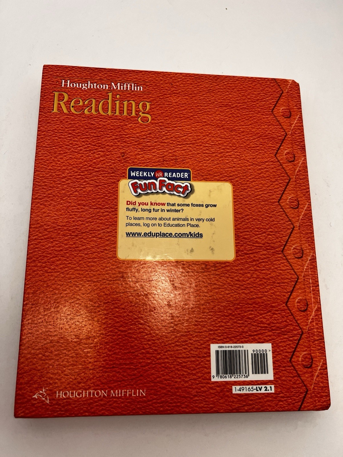 HOUGHTON MIFFLIN READING: Student Anthology Textbook Grade 2.1 Adventures – GOOD