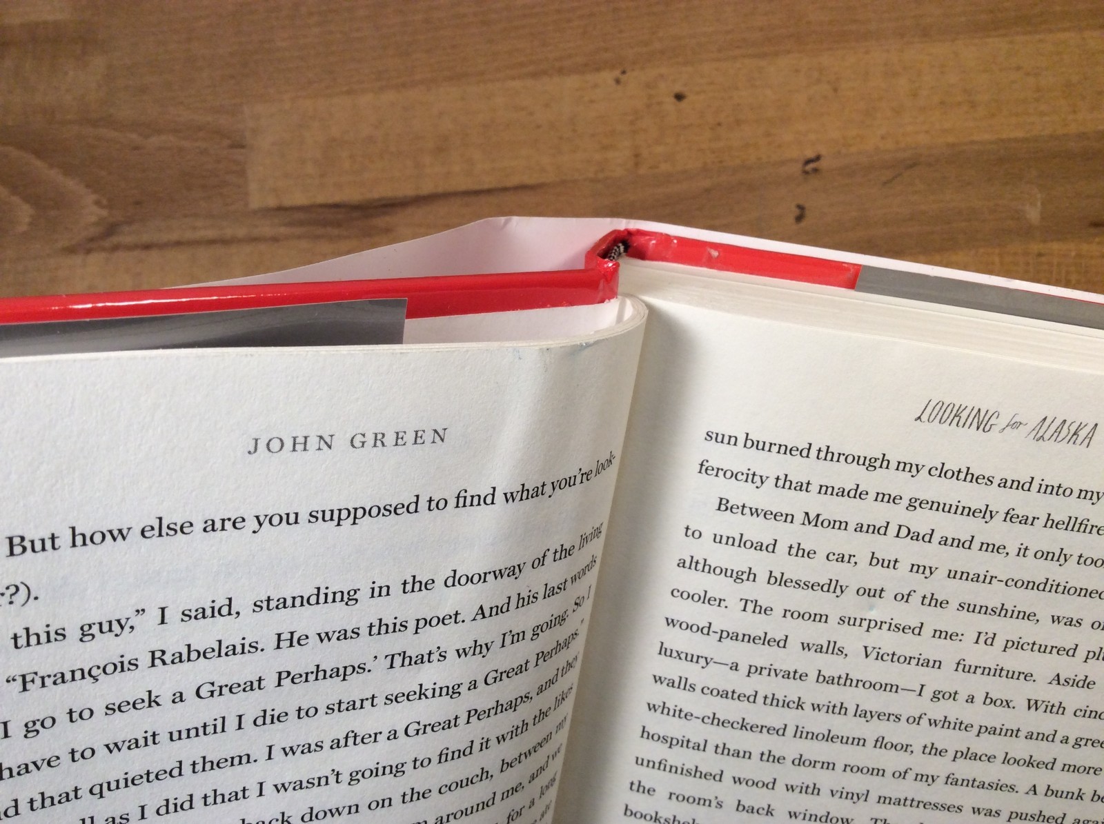Looking For Alaska, SIGNED John Green, 10th Anniversary Hardcover 1st Printing