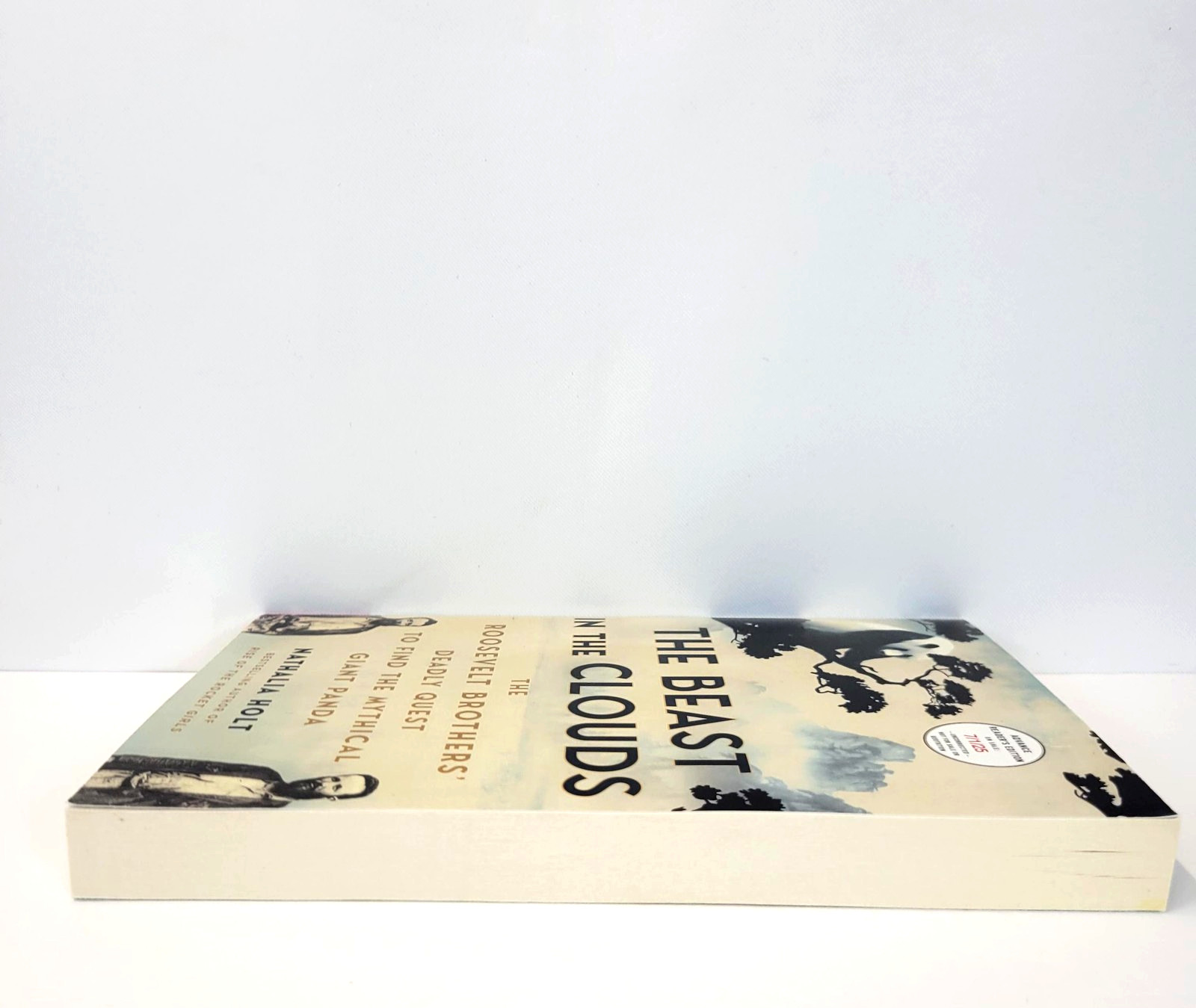 The Beast In The Clouds Nathalia Holt Atria Cream ARC Trade PB Panda Roosevelt