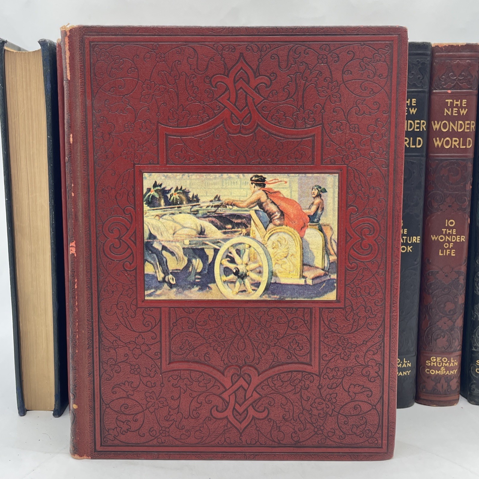 The New Wonder World Vol. 1-8 10&11 Set Geo. L. Shuman & Company Books