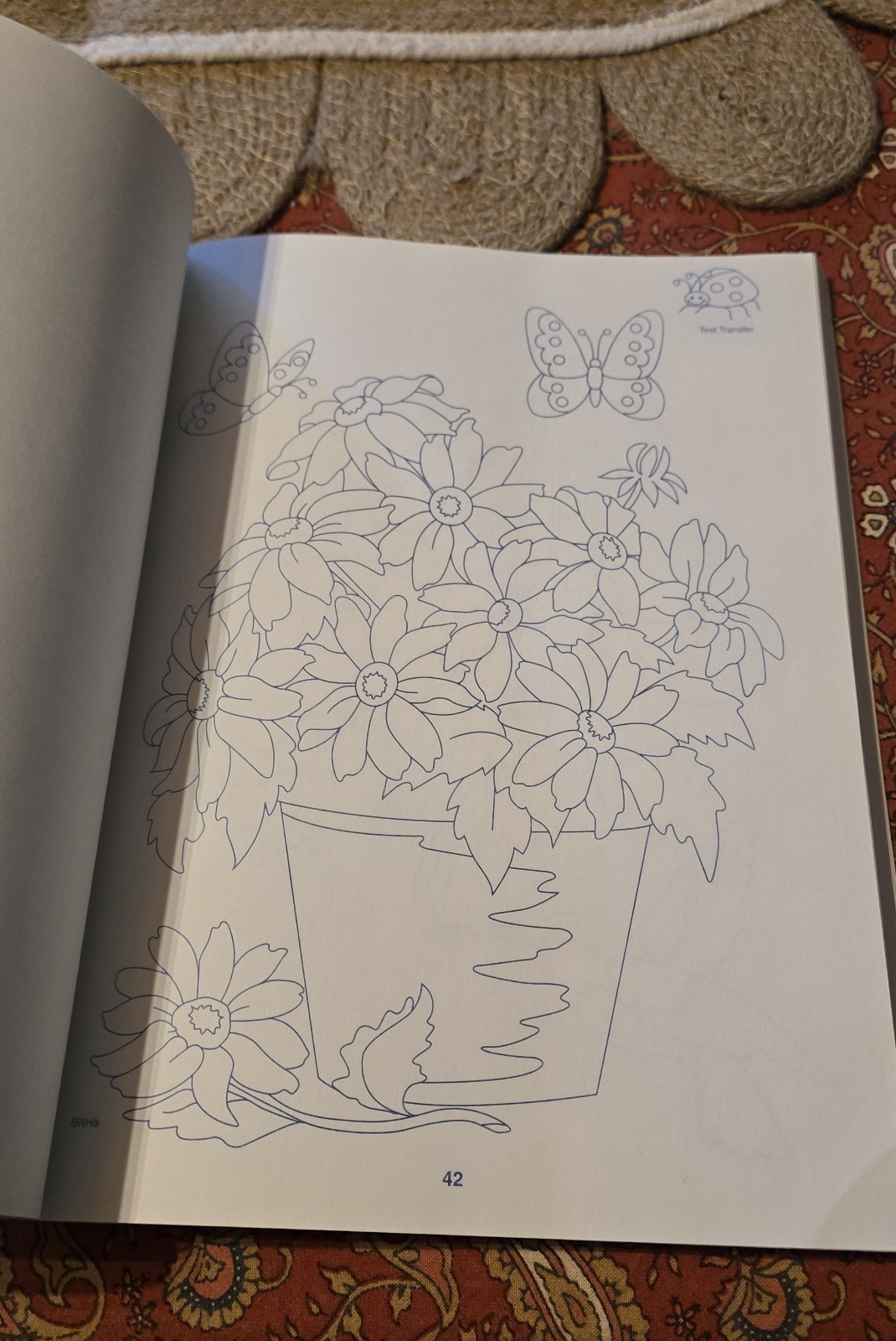 FLOWERS FROM MY GARDEN: IRON-ON TRANSFERS By Vicki Blizzard – Hardcover *VG+*