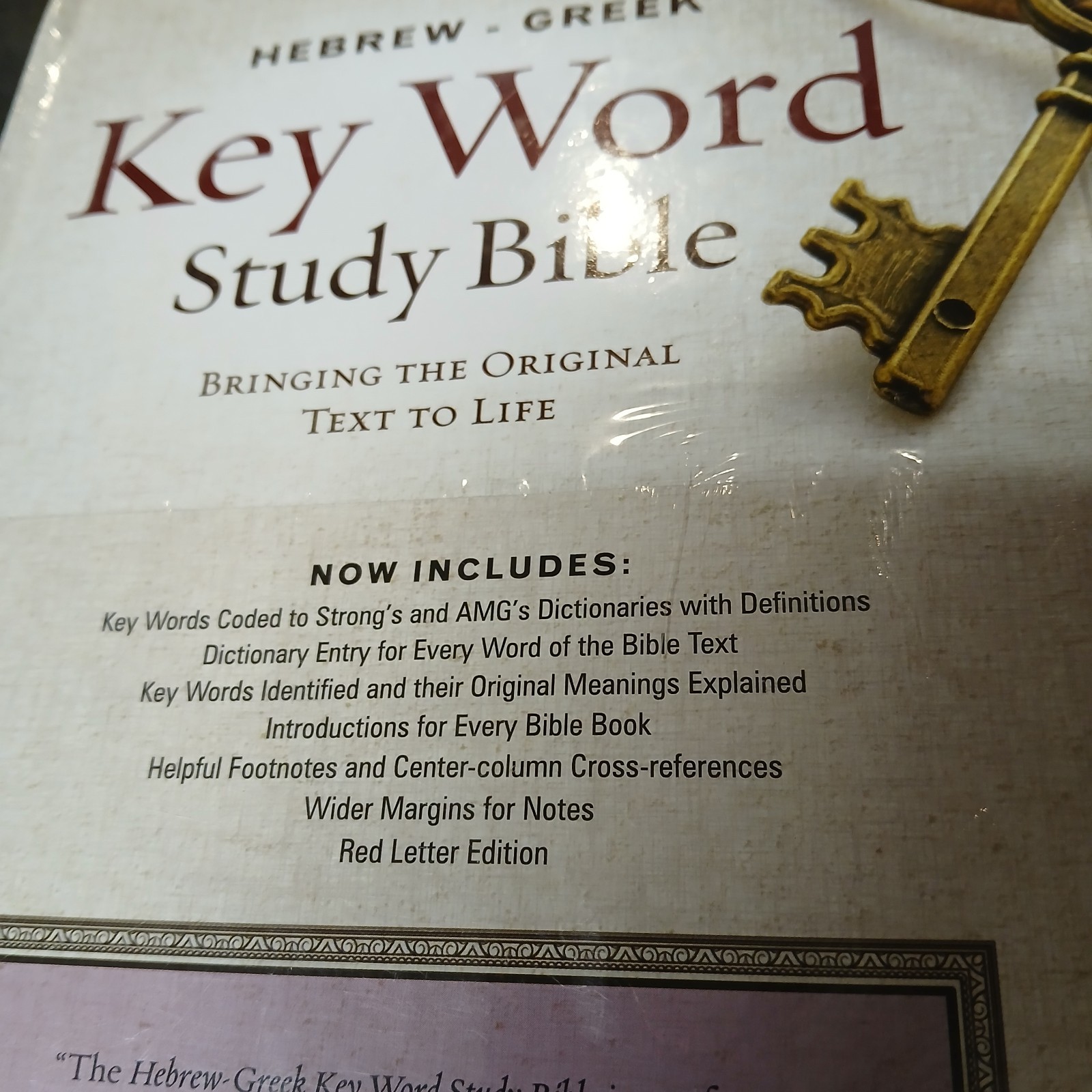 The Hebrew-Greek Key Word Study Bible: NKJV Edition, Hardcover