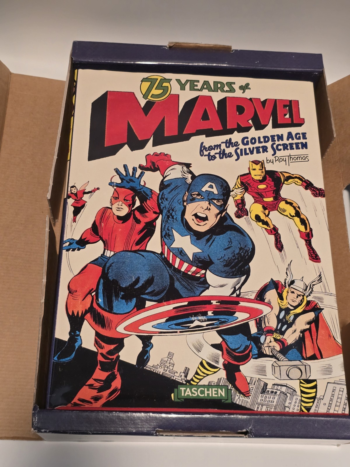 75 Years of Marvel Golden Age to Silver Screen Roy Thomas Taschen Hardcover XL