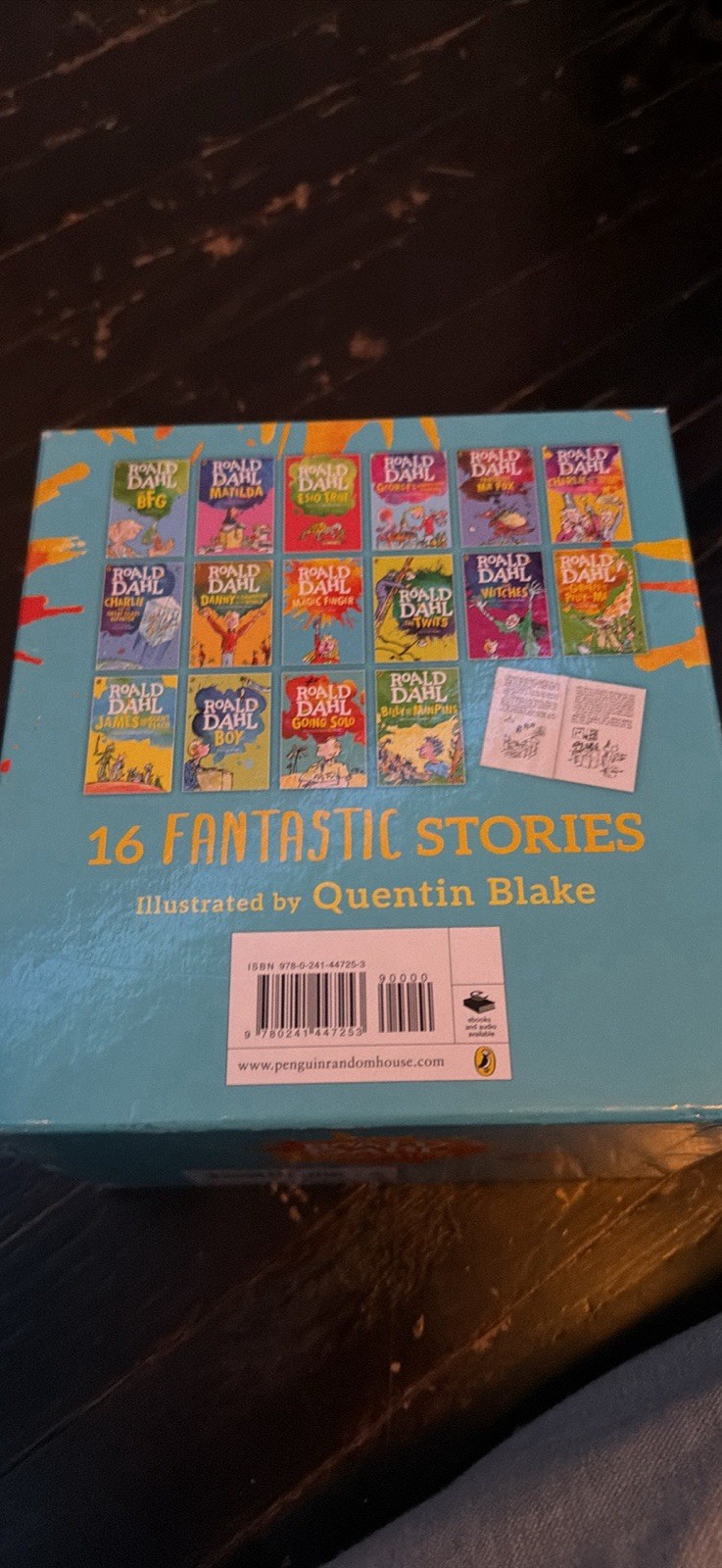 Roald Dahl 16 Books Box Set Illustrated by Quentin Blake