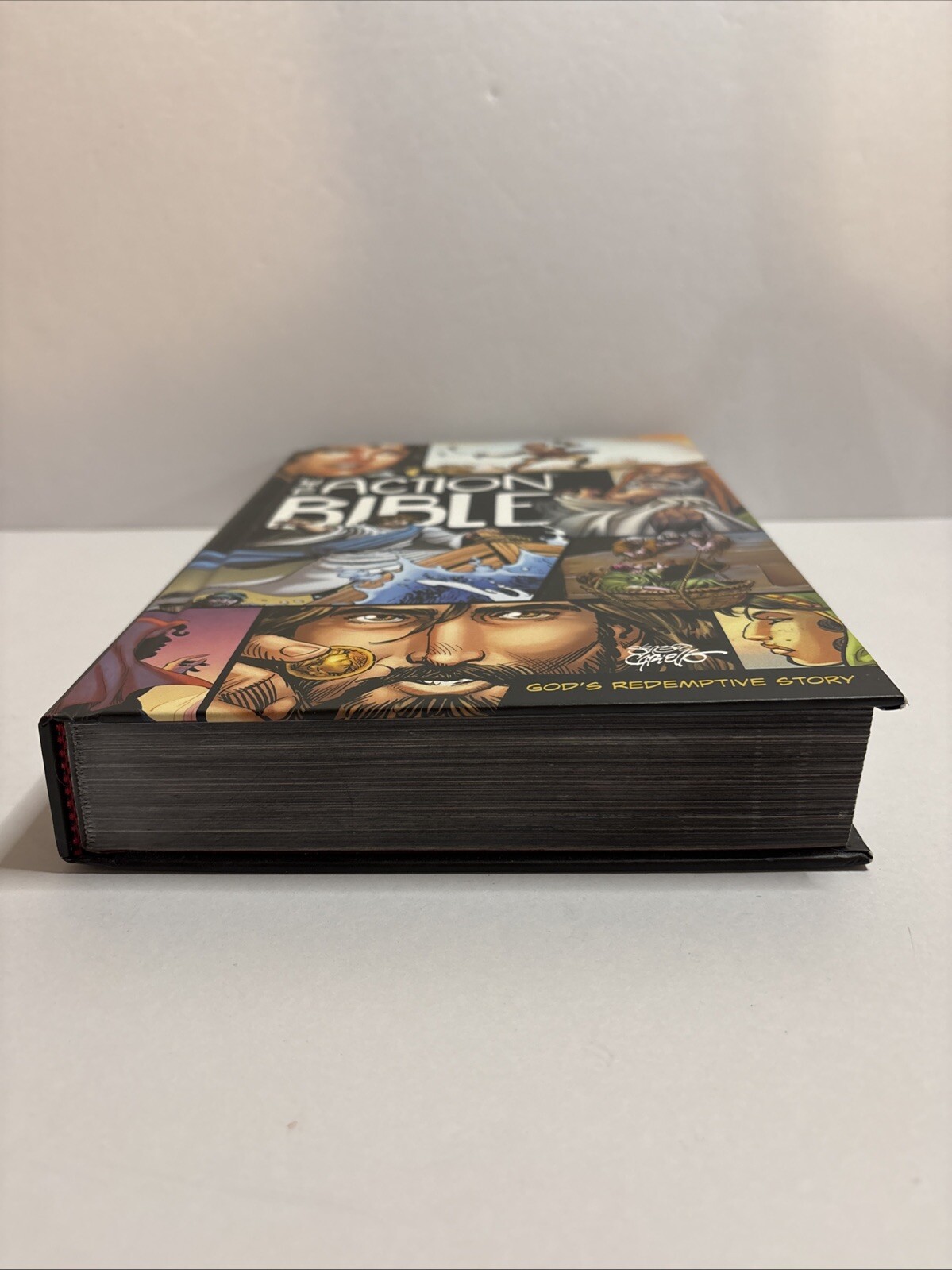 The Action Bible: God’s Redemptive Story by Sergio Cariello Hardcover